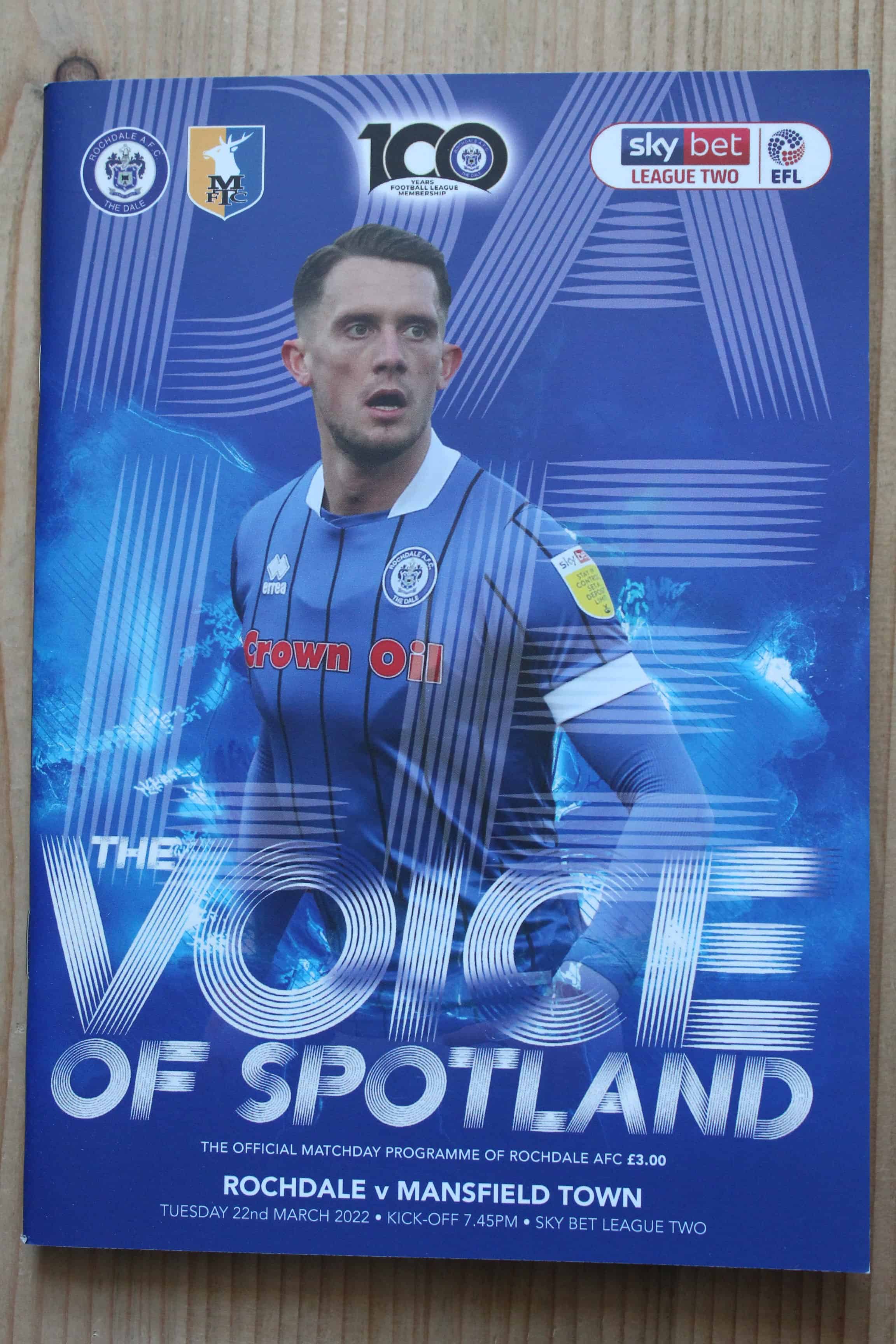 Rochdale FC v Mansfield Town FC