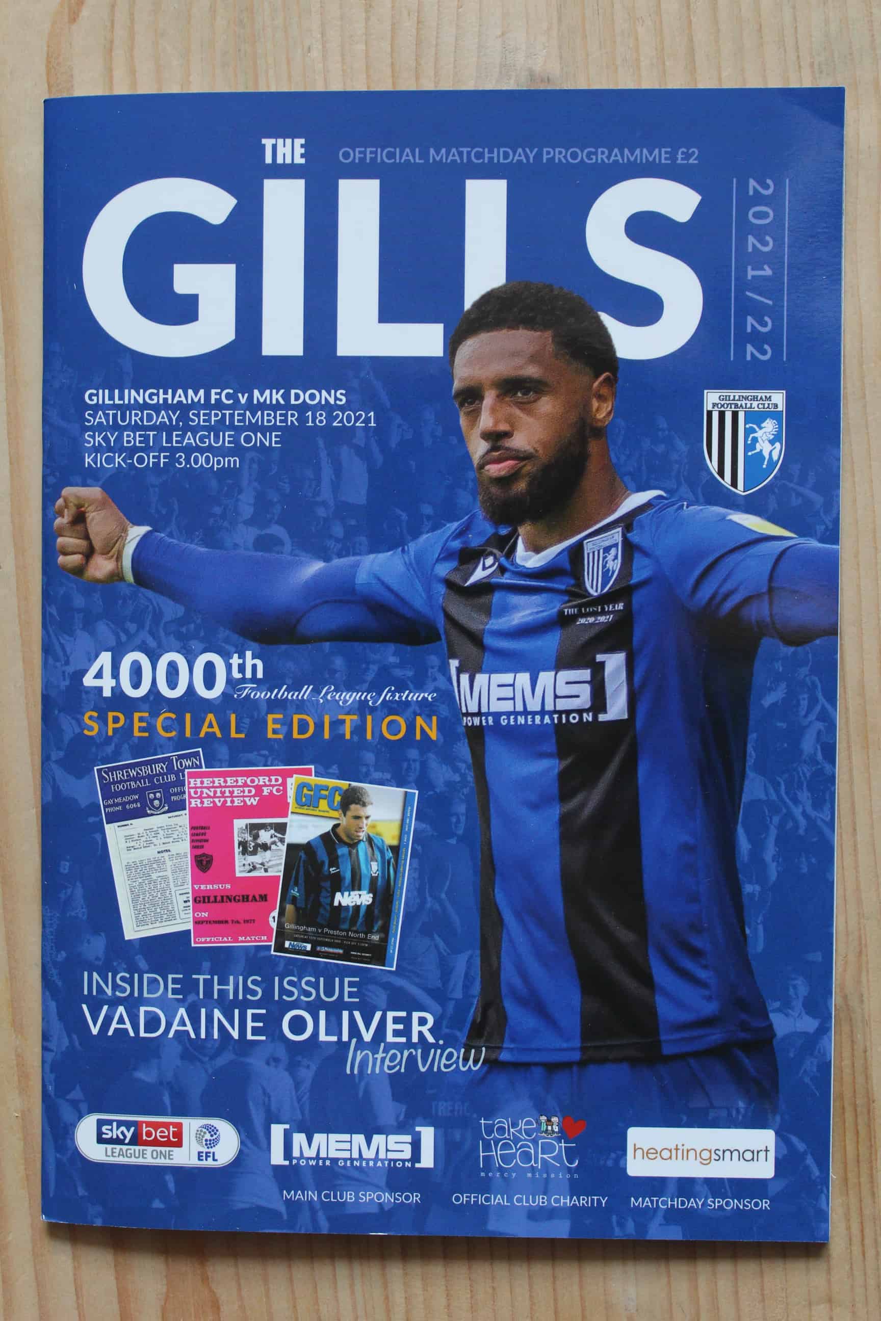 Gillingham FC v MK Dons (Milton Keynes Dons)