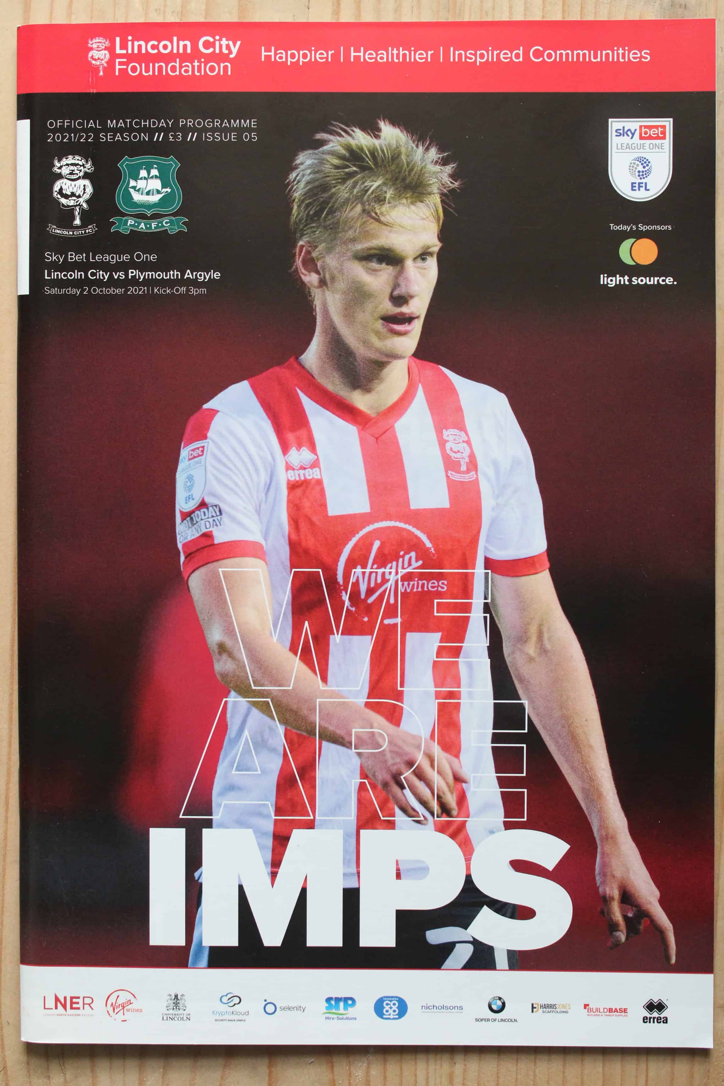 Lincoln City FC v Plymouth Argyle FC