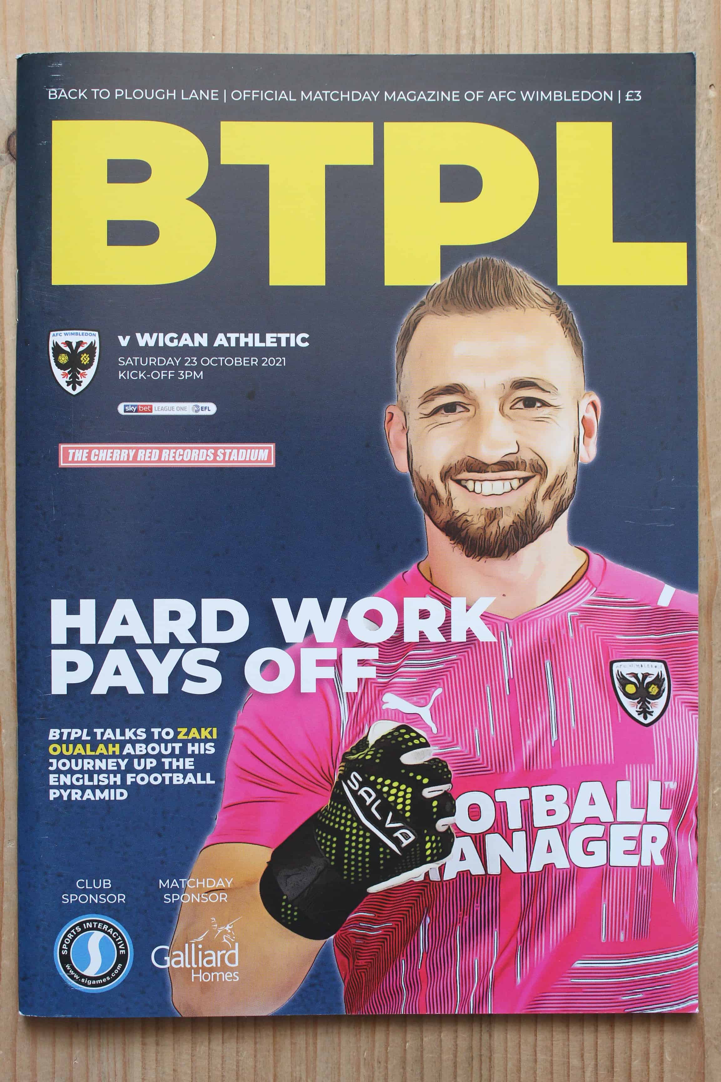AFC Wimbledon FC v Wigan Athletic FC