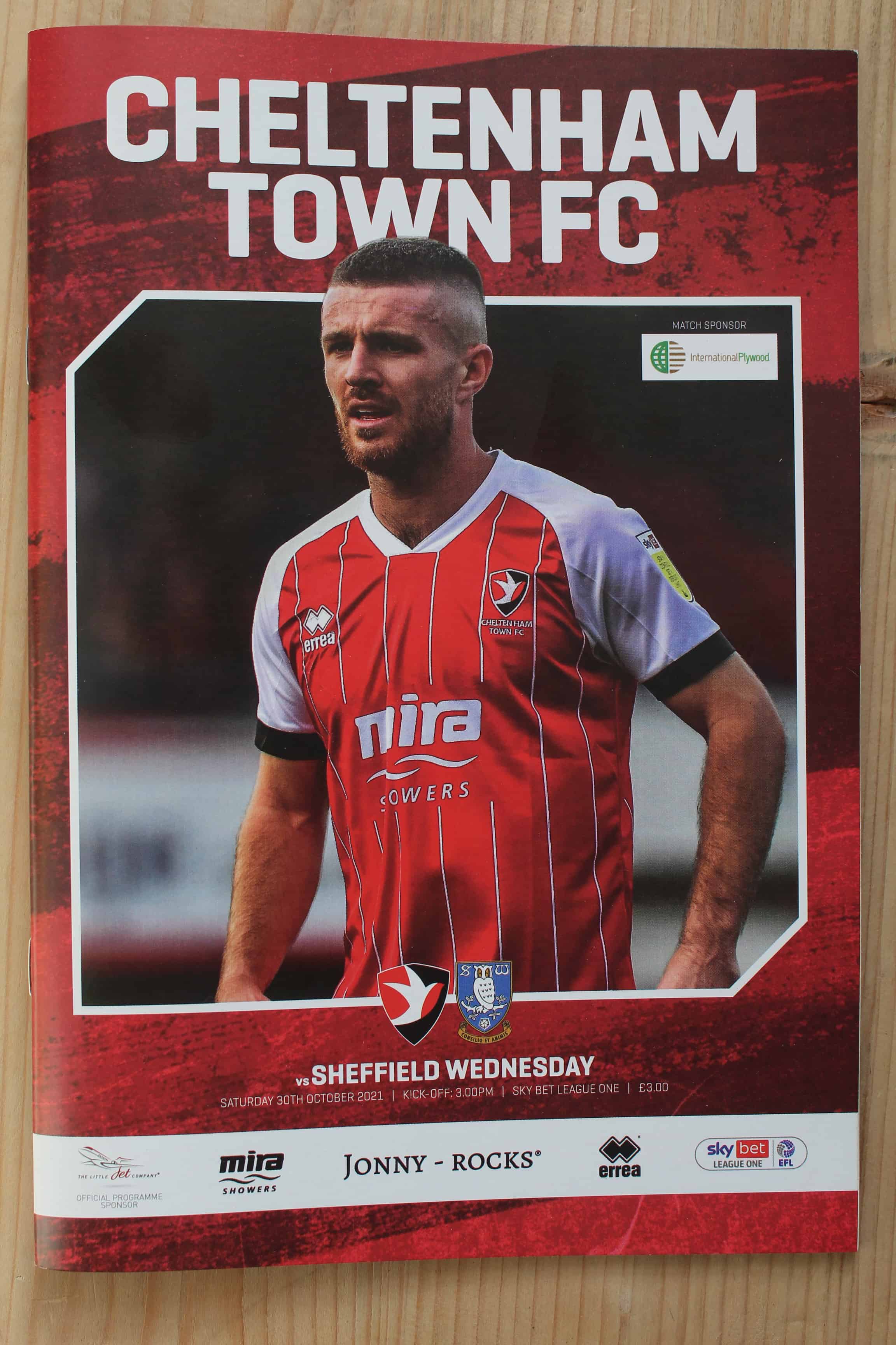 Cheltenham Town FC v Sheffield Wednesday FC 
