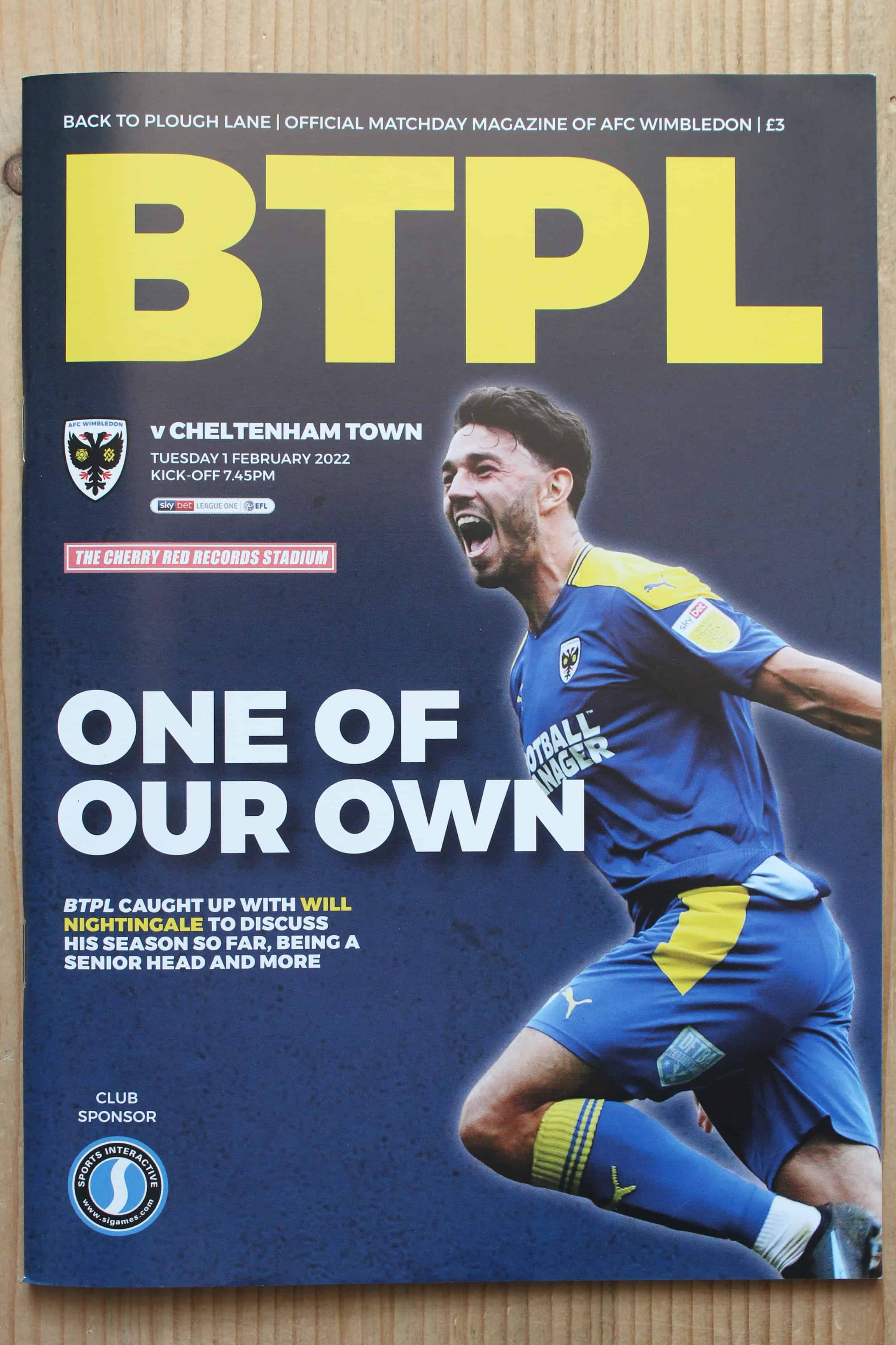 AFC Wimbledon FC v Cheltenham Town FC