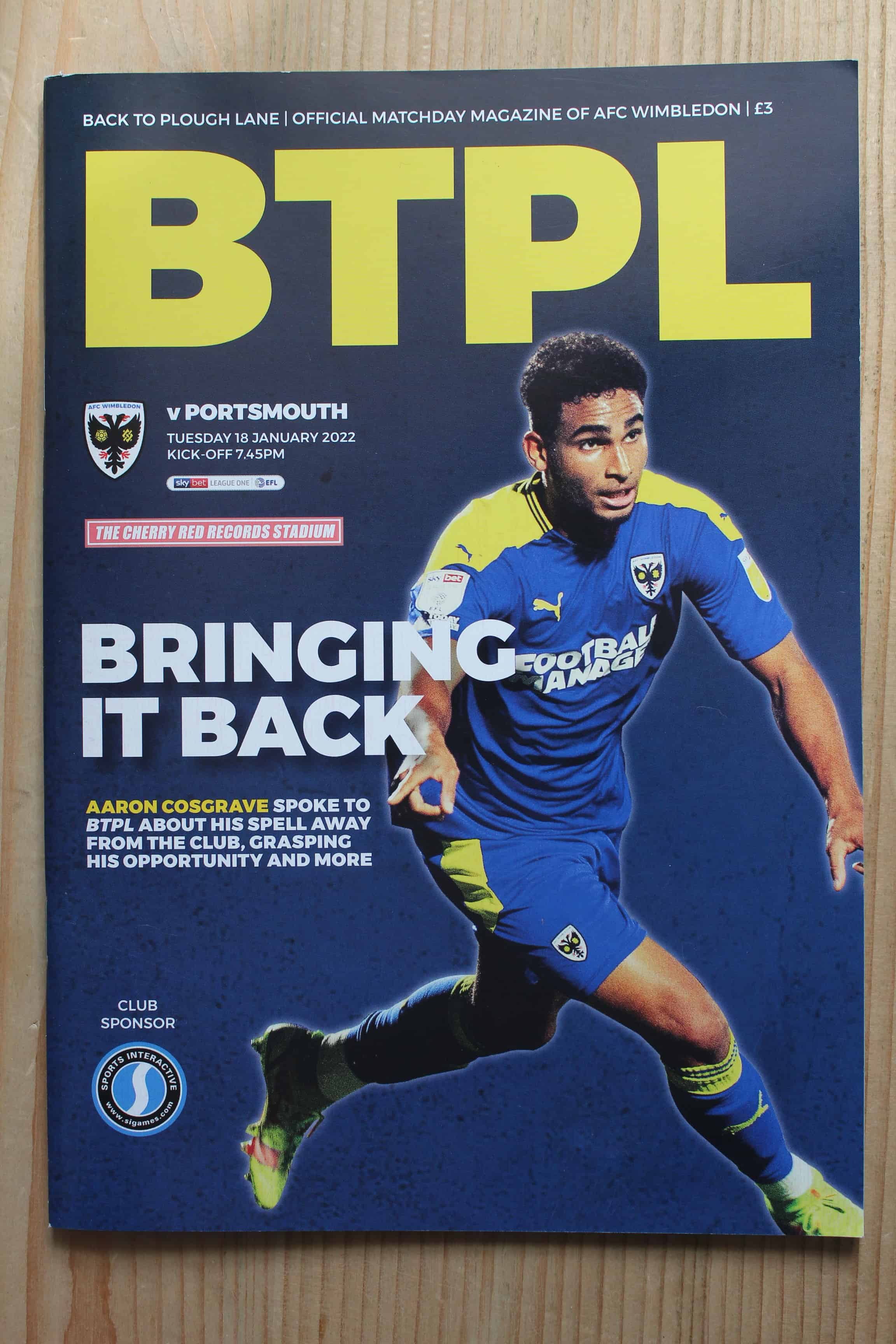 AFC Wimbledon FC v Portsmouth FC