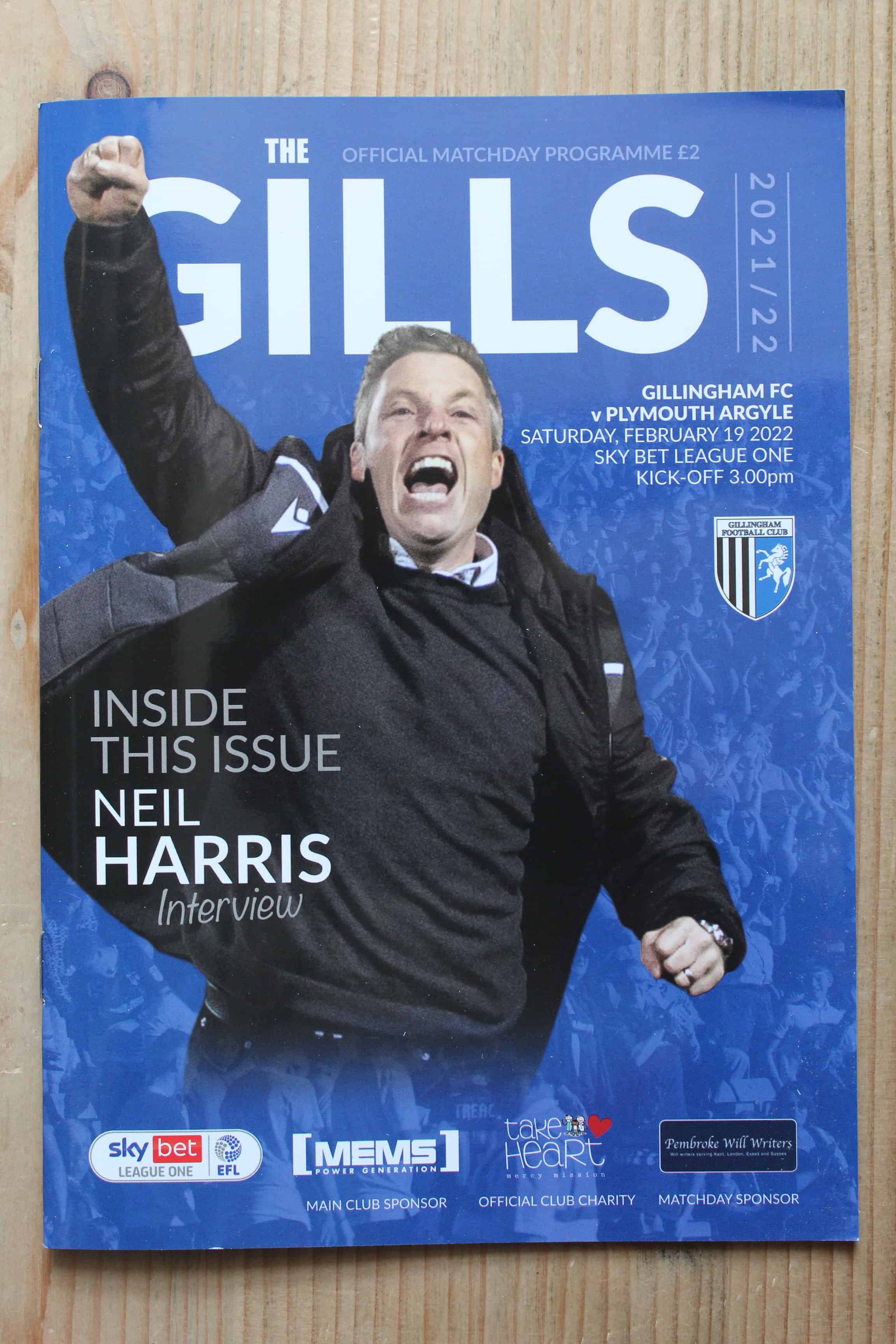 Gillingham FC v Plymouth Argyle FC