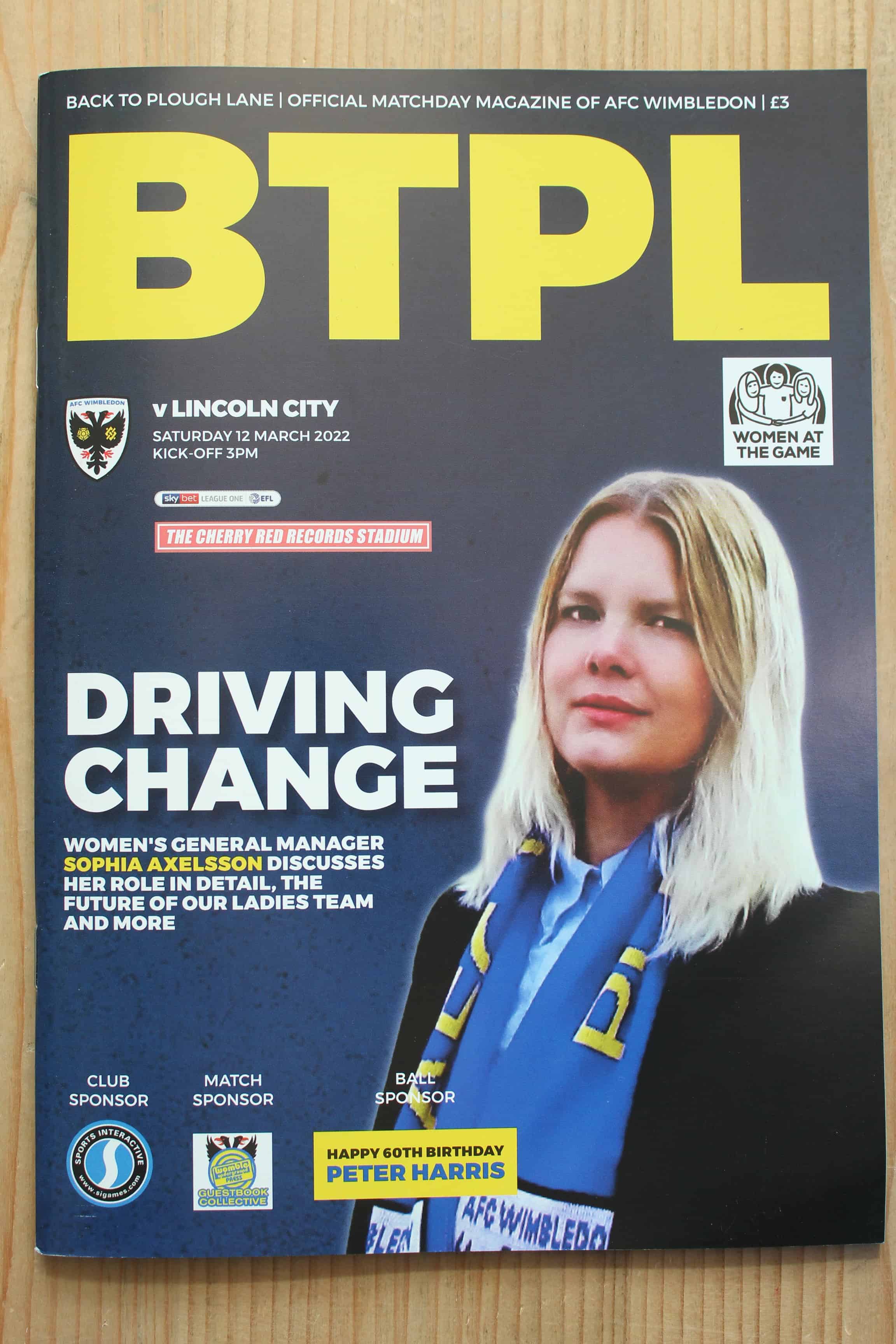 AFC Wimbledon FC v Lincoln City FC