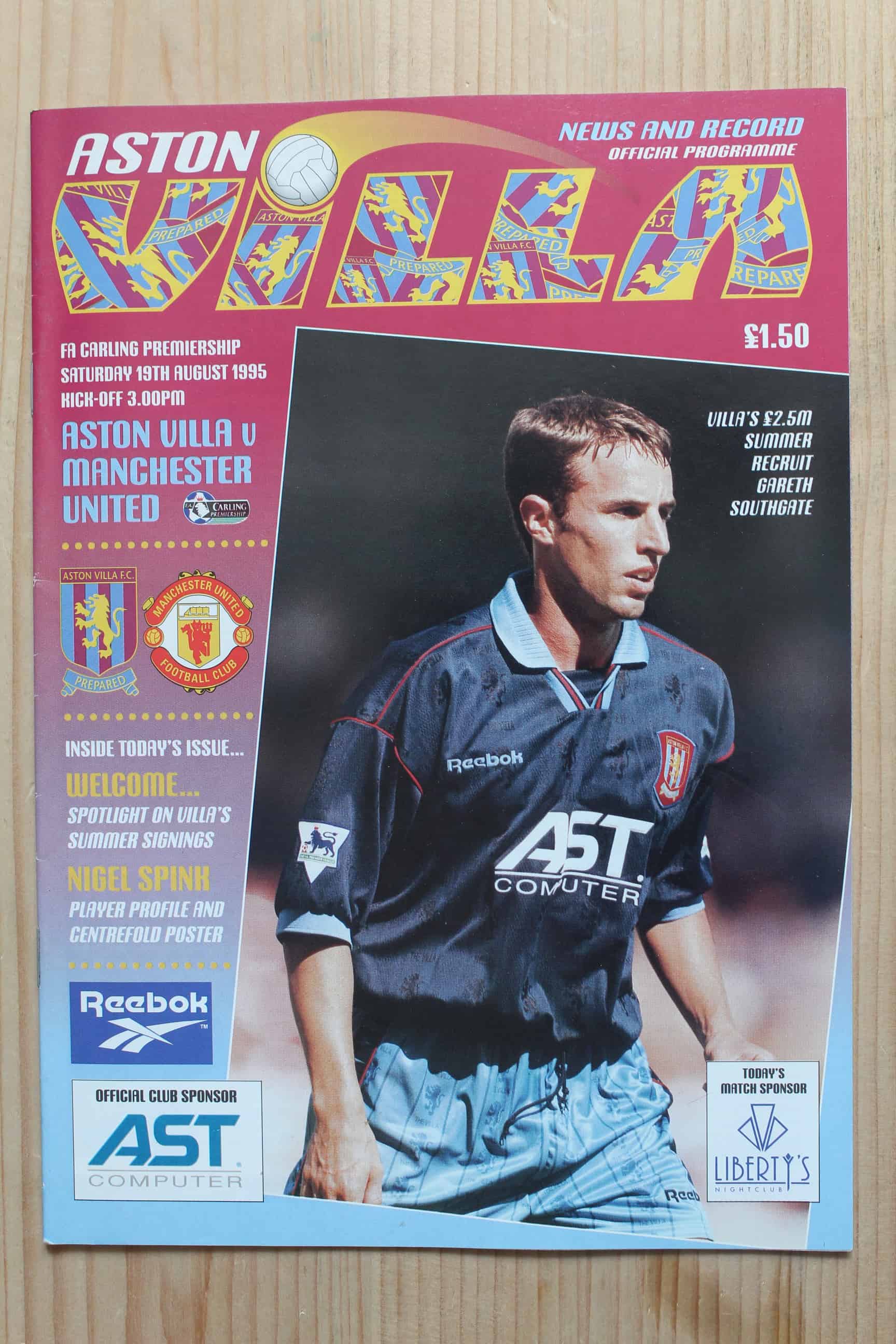 Aston Villa FC v Manchester United FC