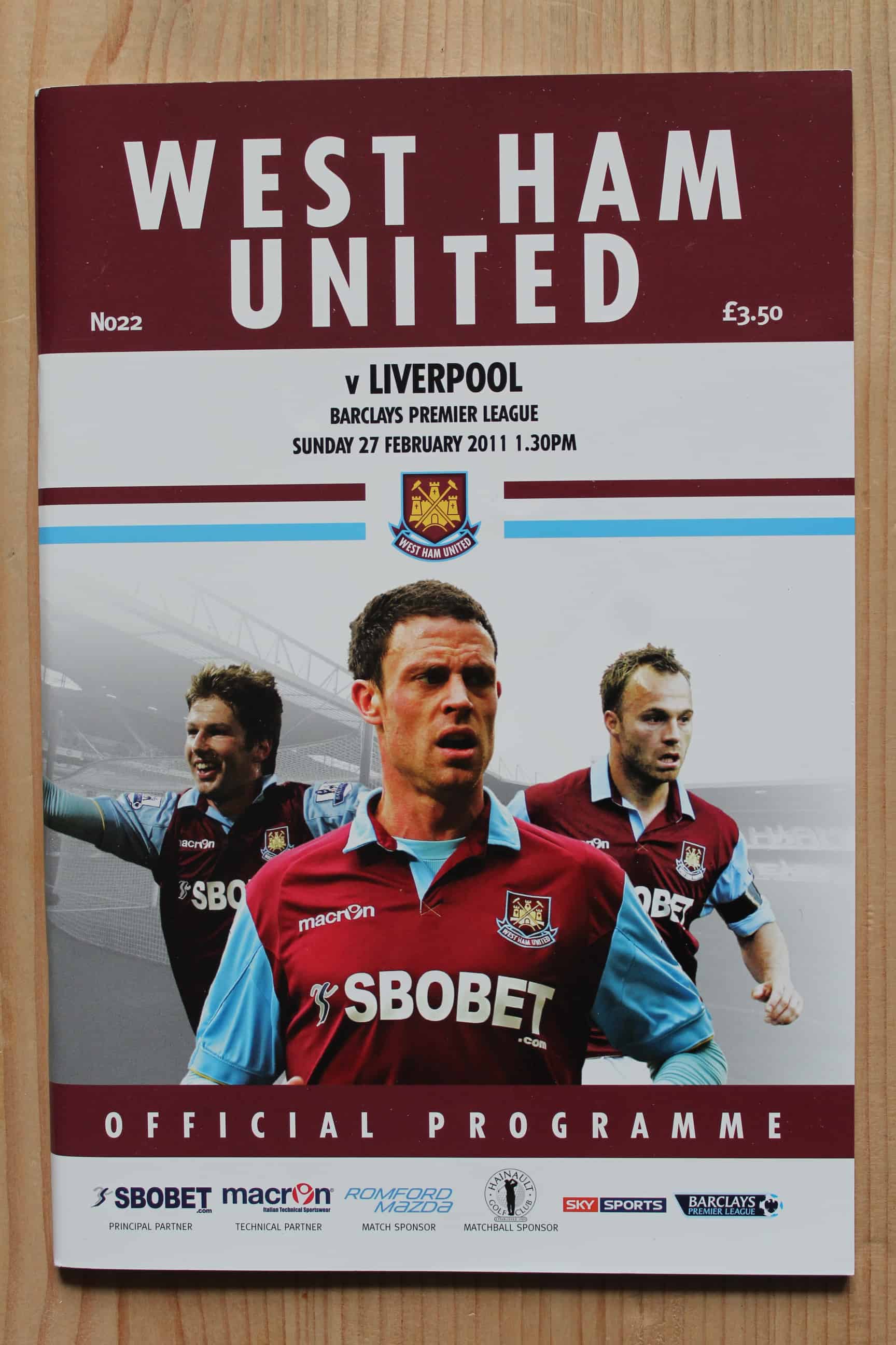 West Ham United FC v Liverpool FC