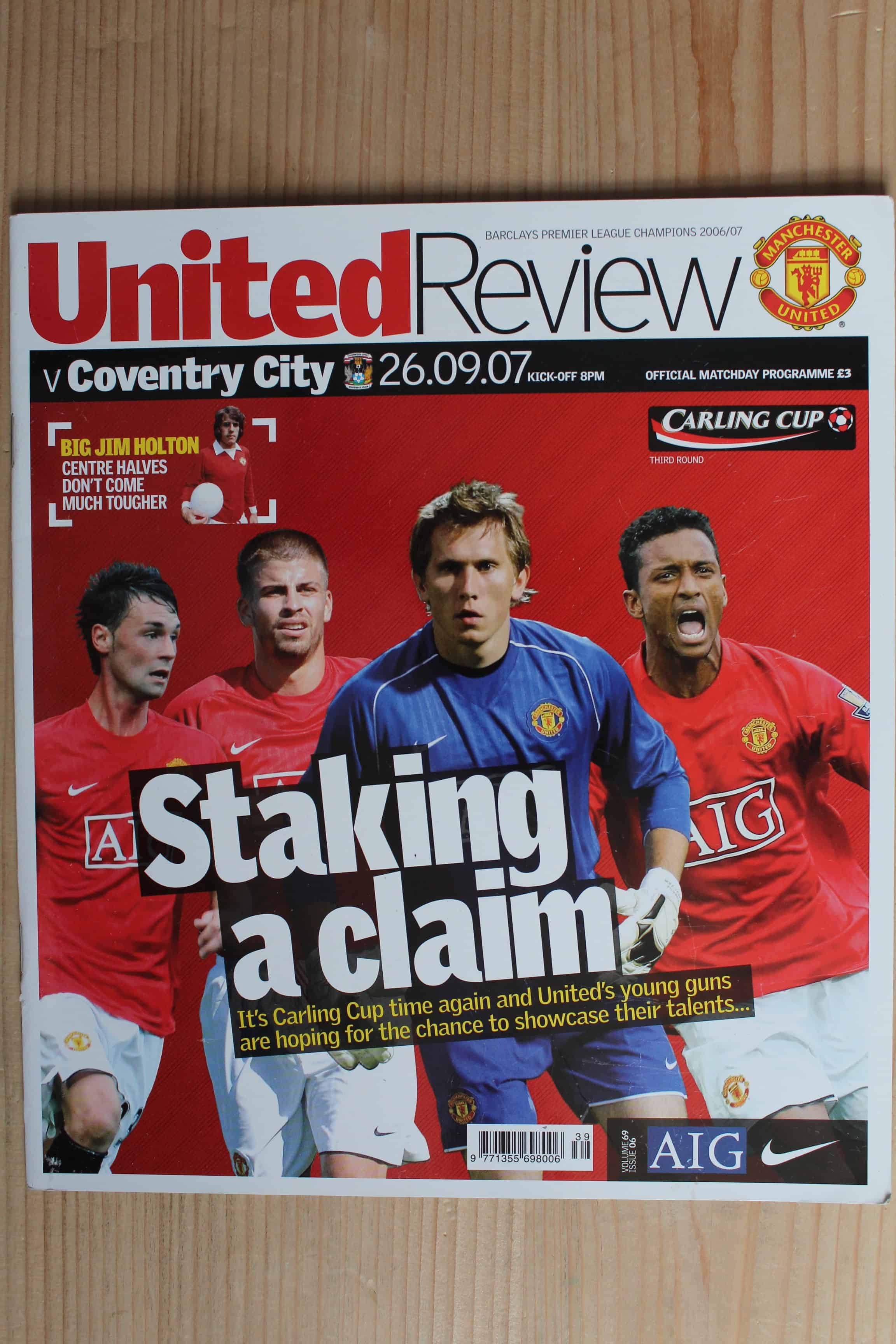 Manchester United FC v Coventry City FC