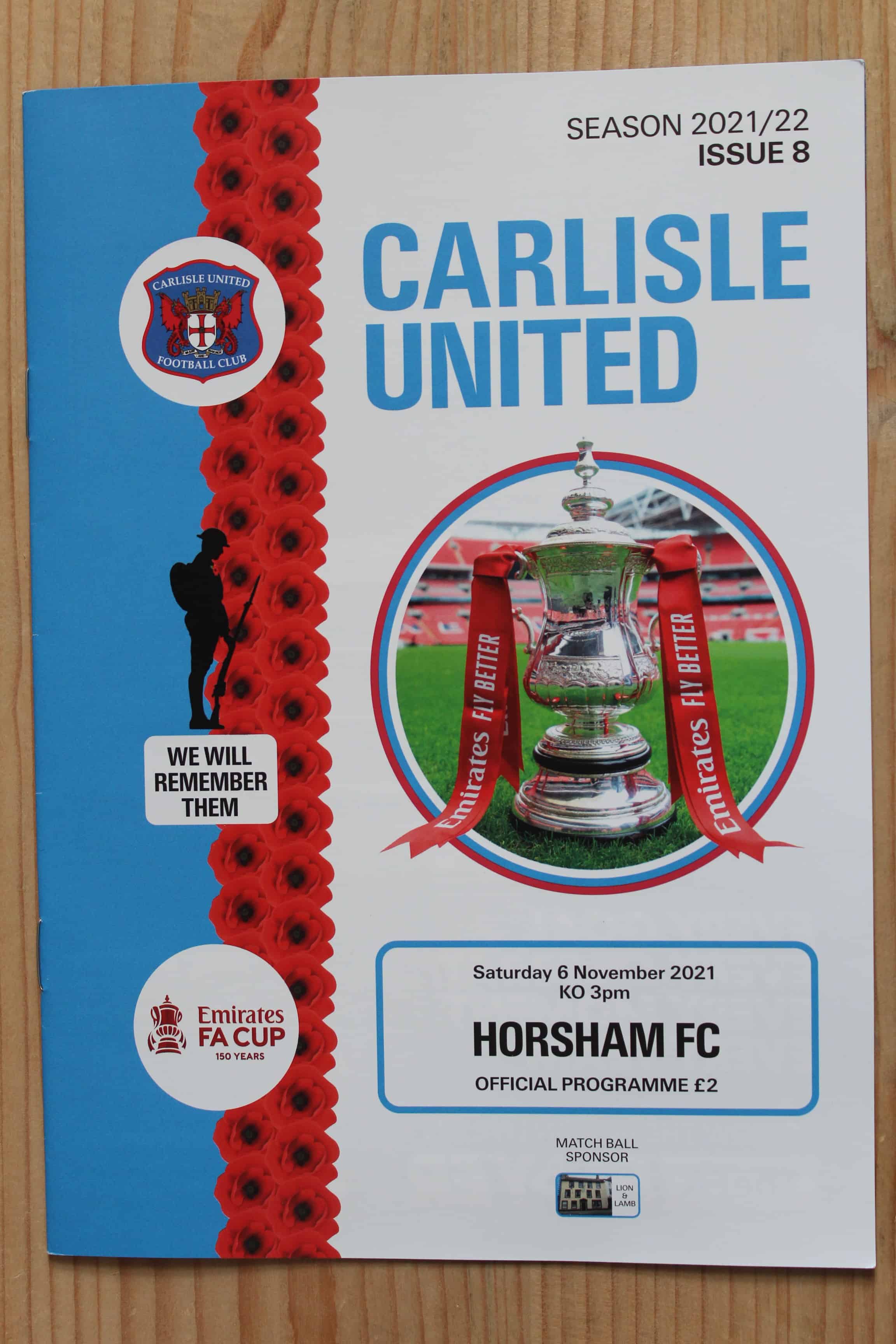 Carlisle United FC v Horsham