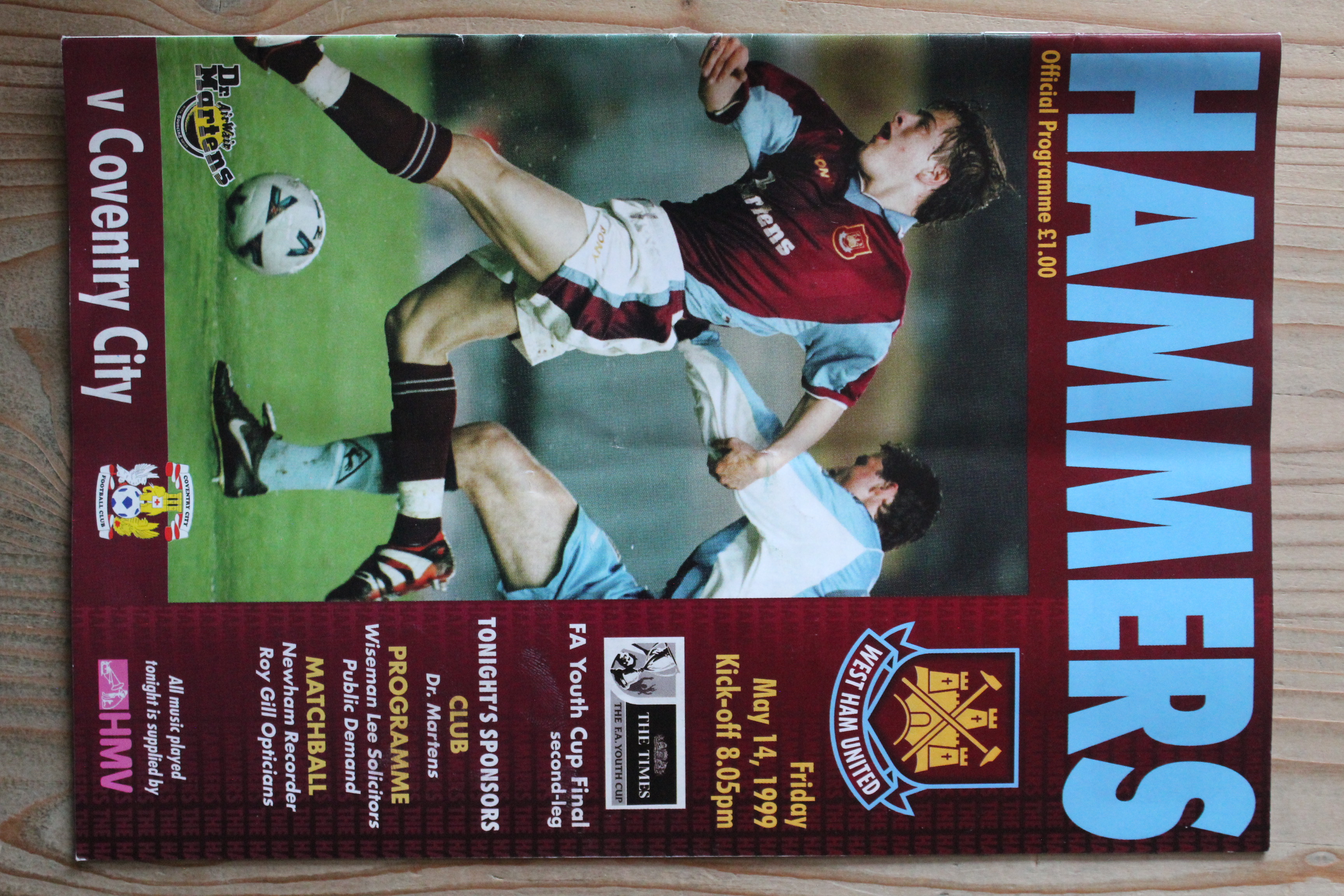 West Ham (Youth) v Coventry City (Youth)