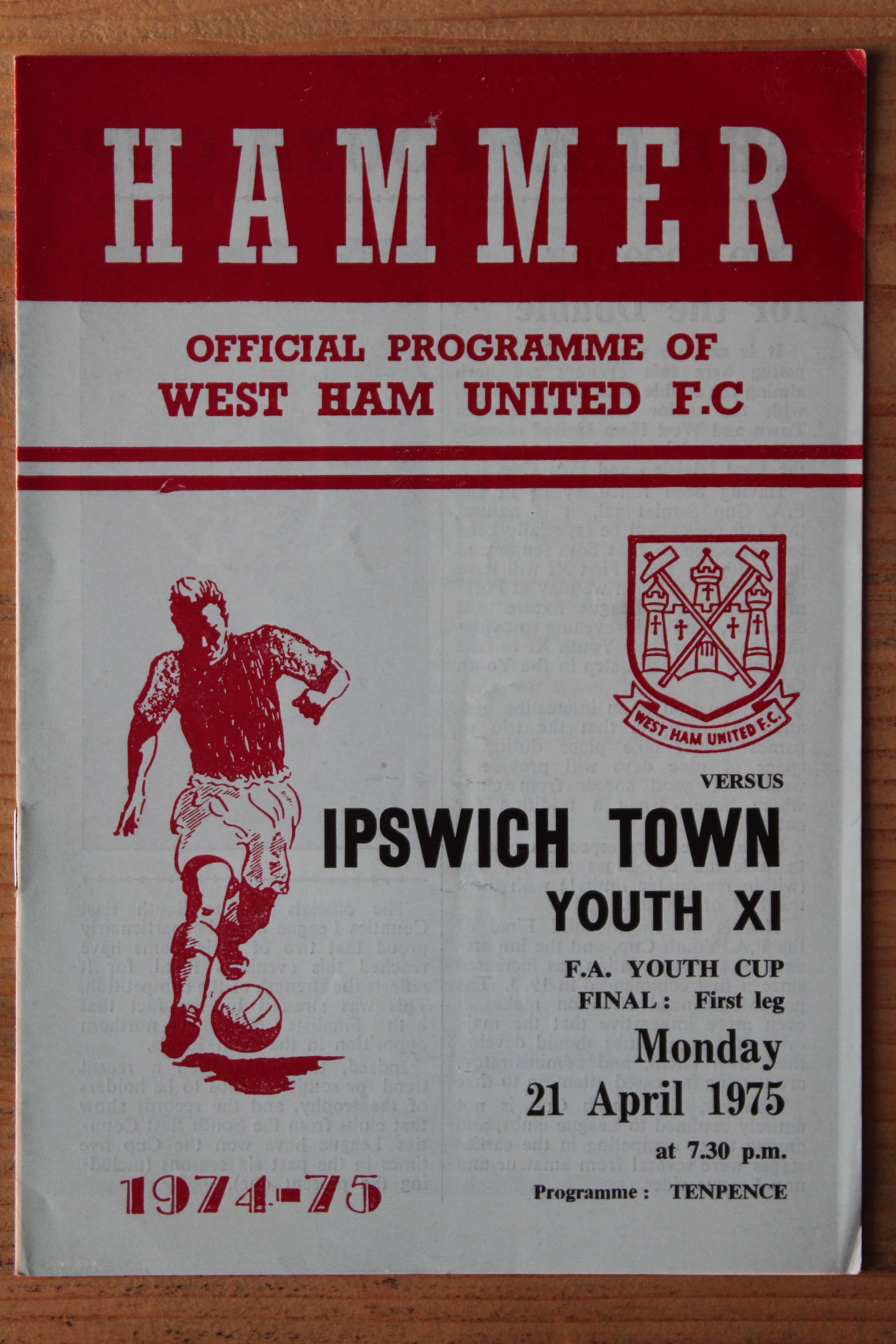 West Ham (Youth) v Ipswich Town FC (Youth)