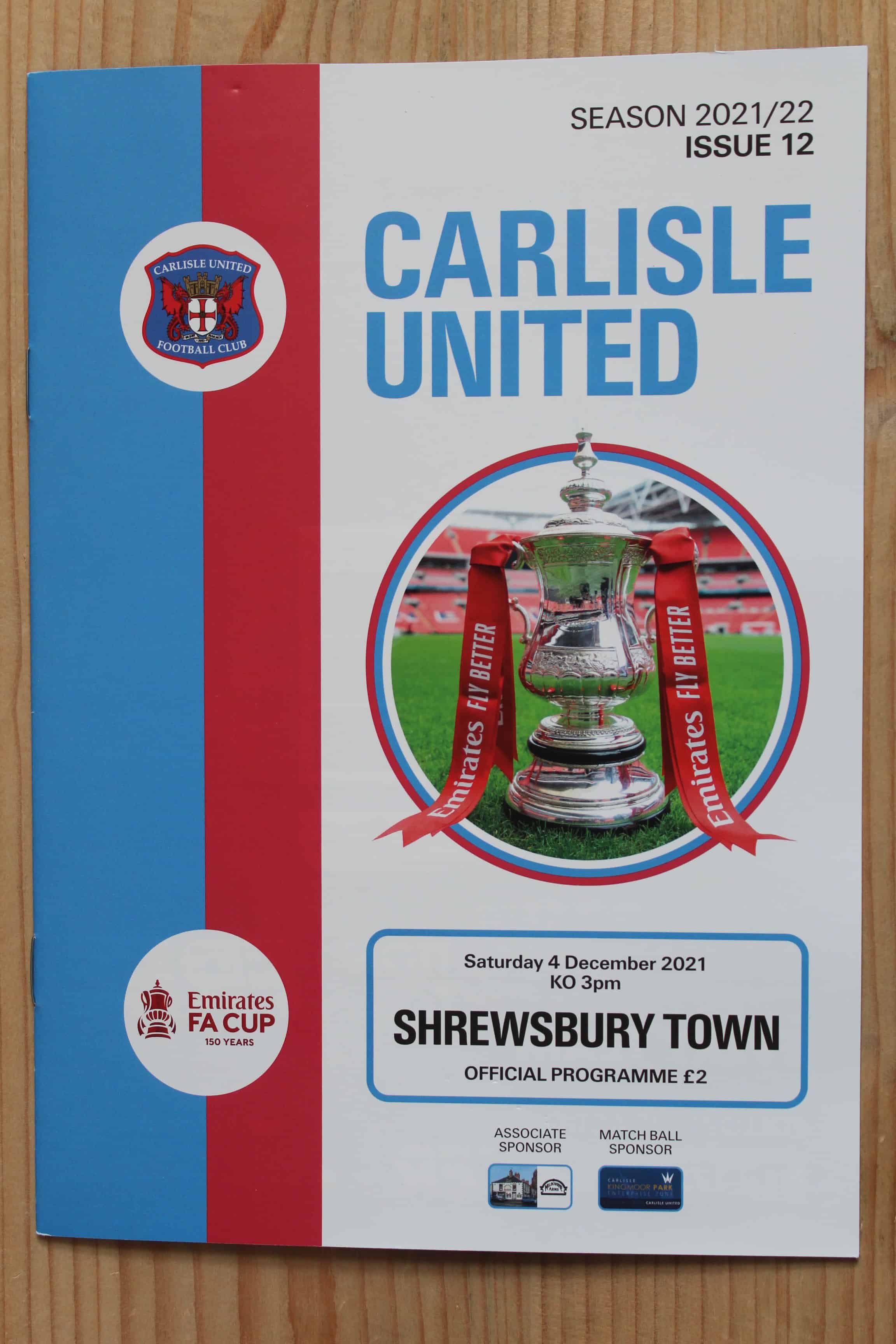 Carlisle United FC v Shrewsbury Town FC