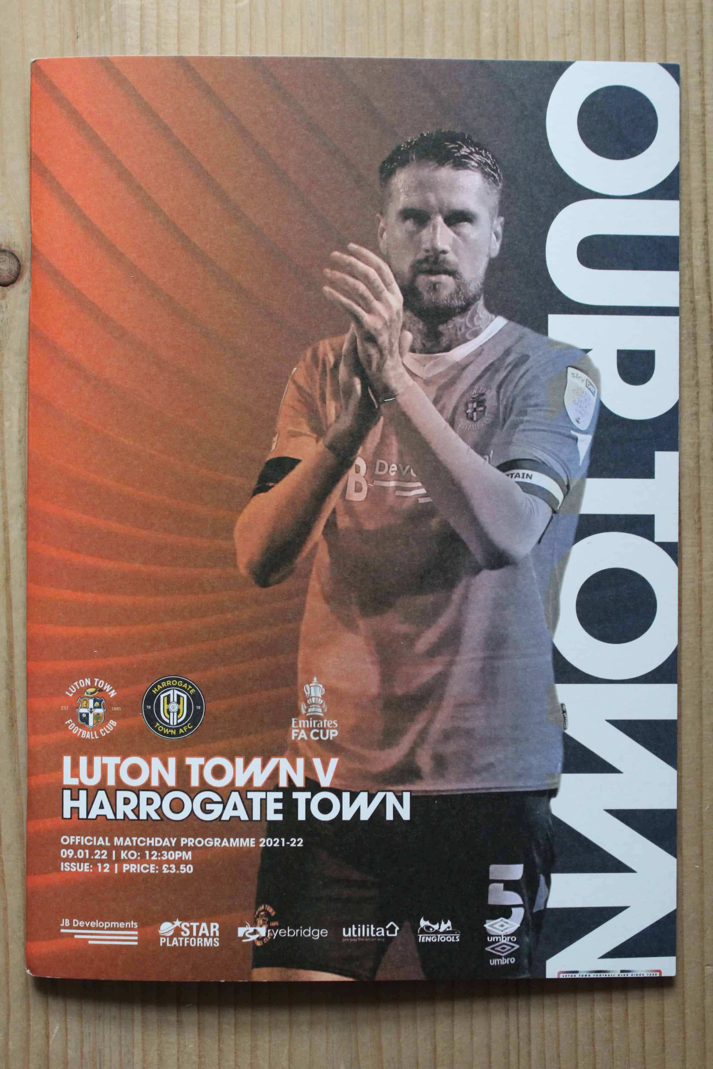 Luton Town FC v Harrogate Town 