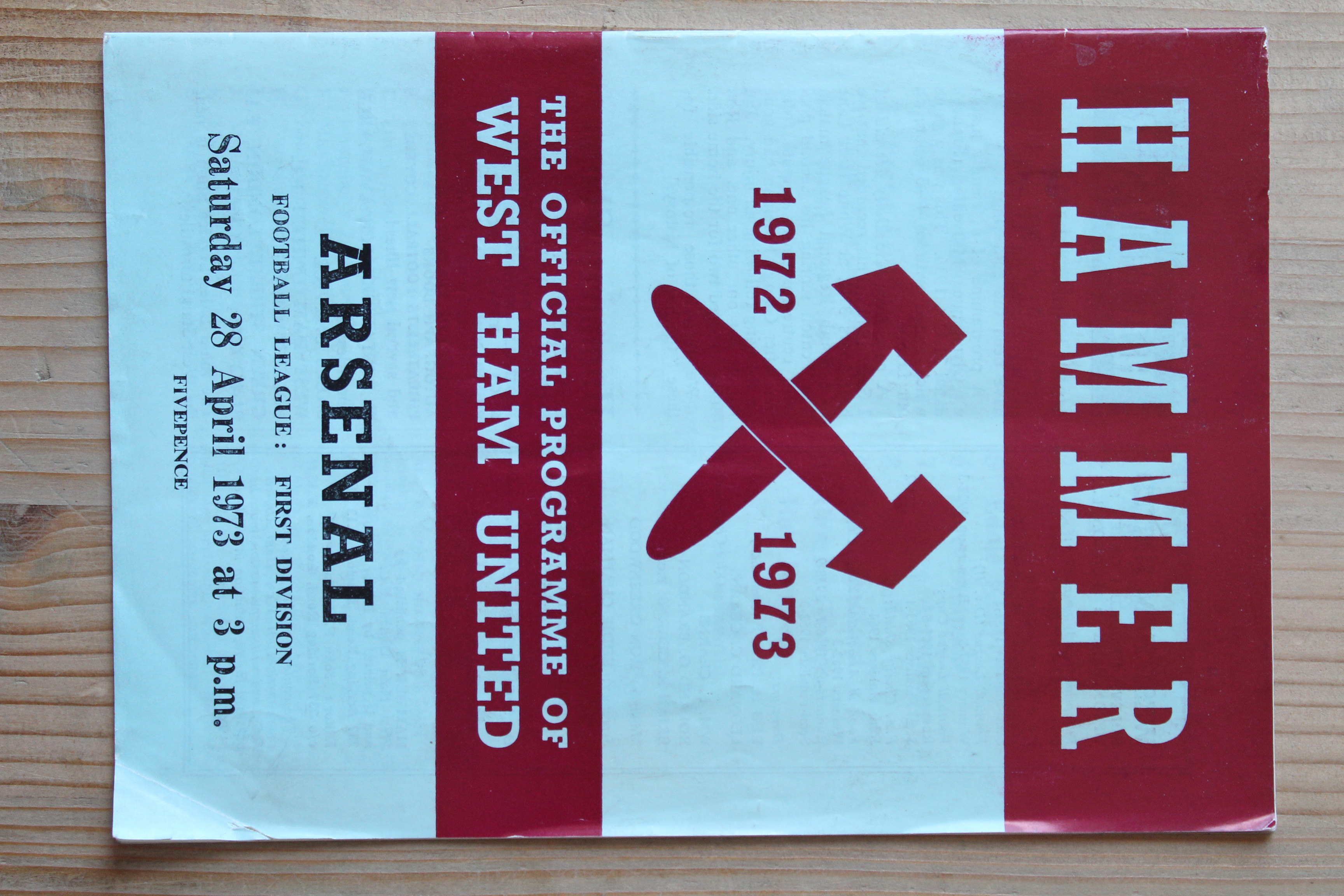 West Ham United FC v Arsenal FC