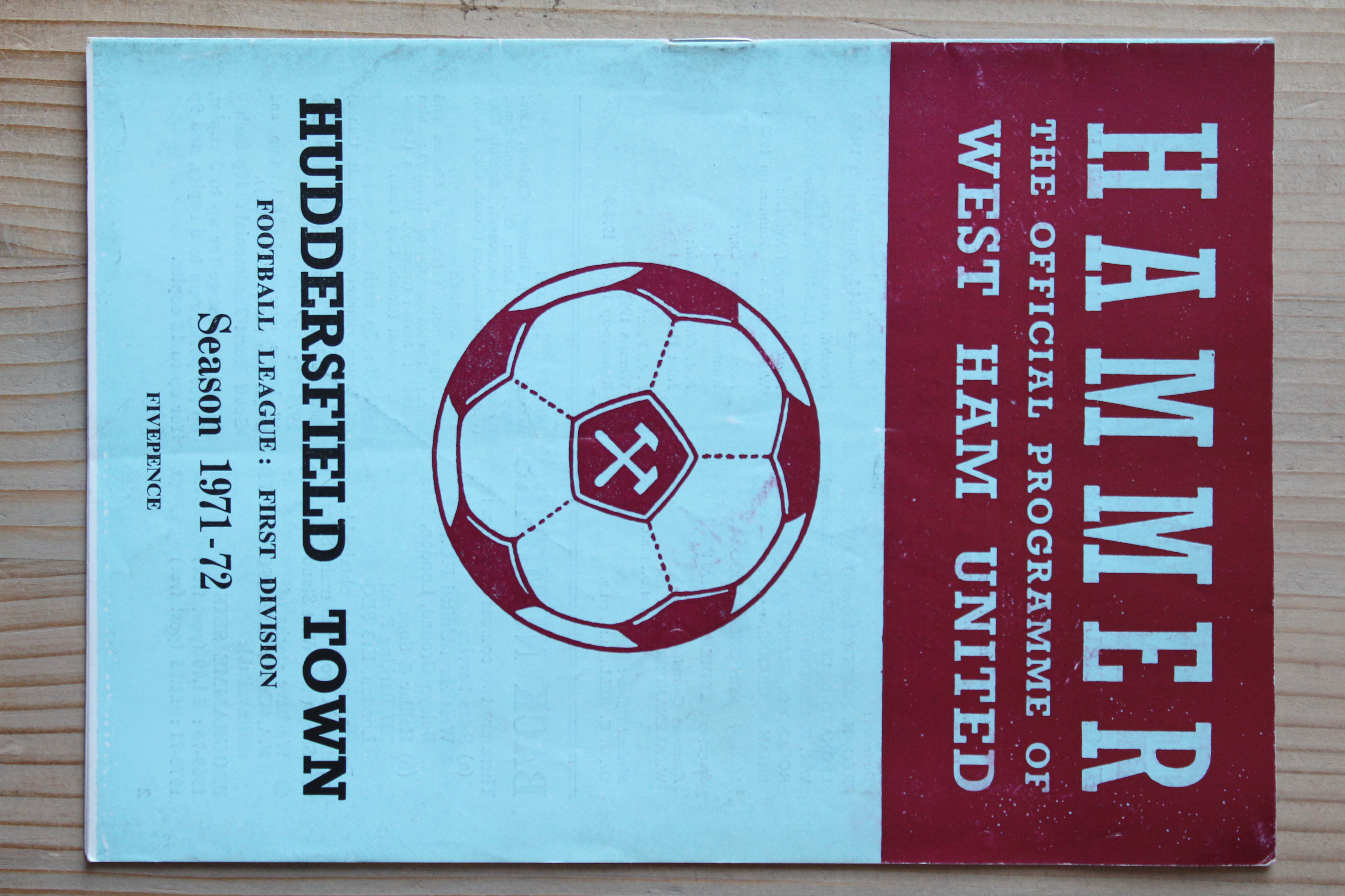 West Ham United FC v Huddersfield Town FC