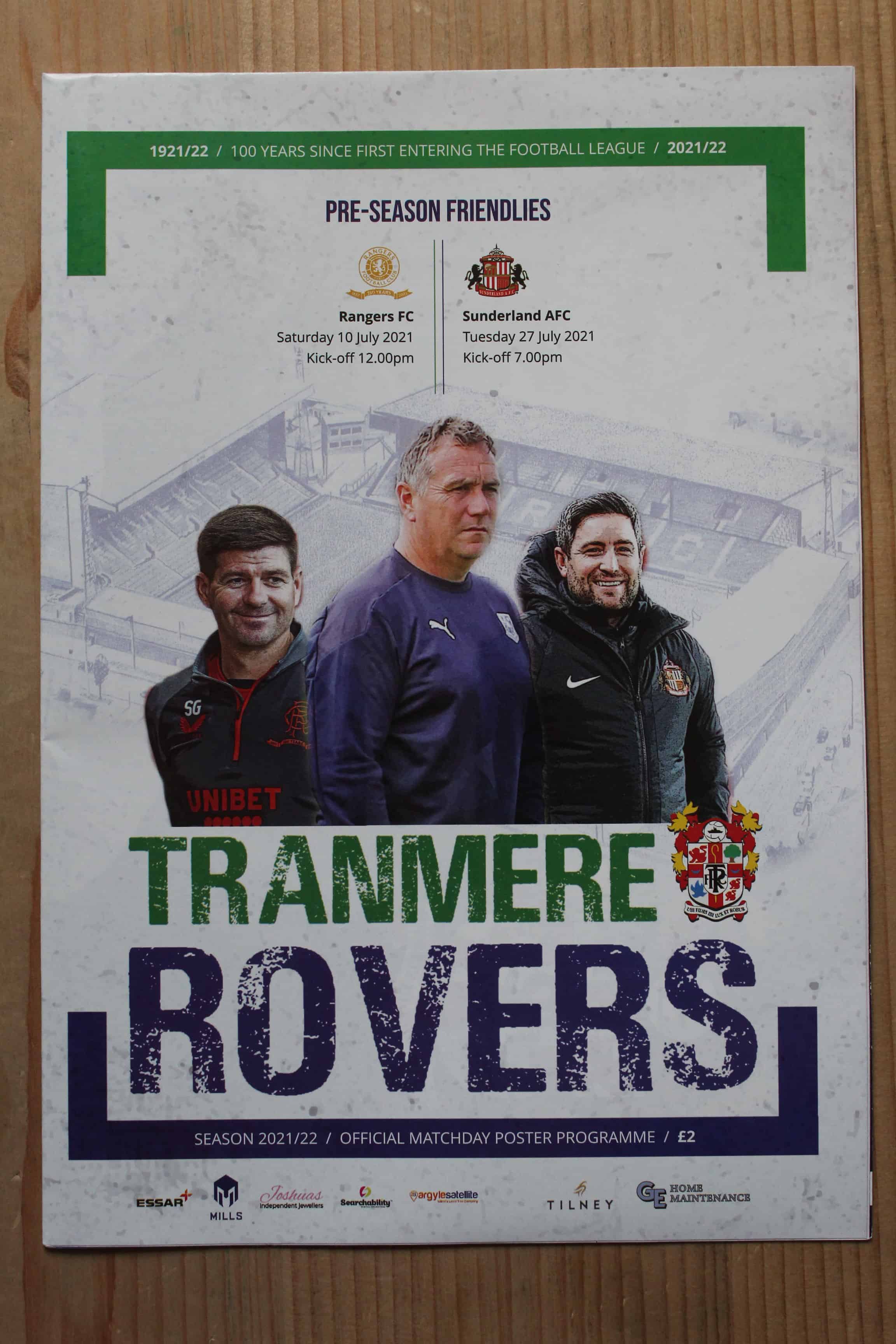 Tranmere Rovers FC v Rangers (Glasgow) FC