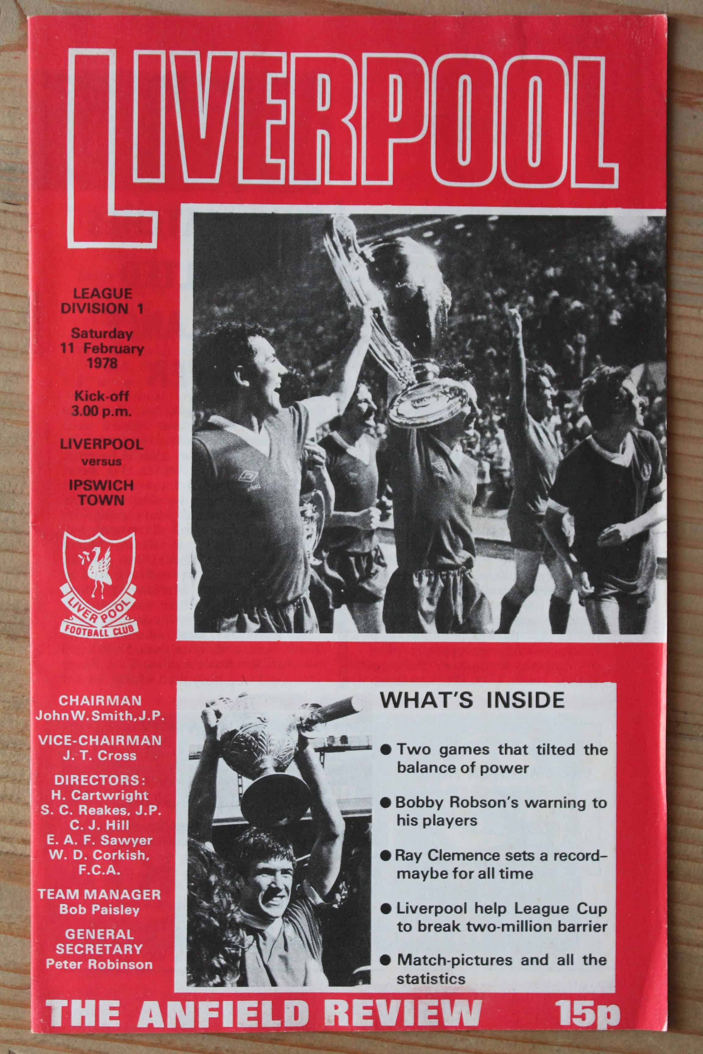 Liverpool FC v Ipswich Town FC