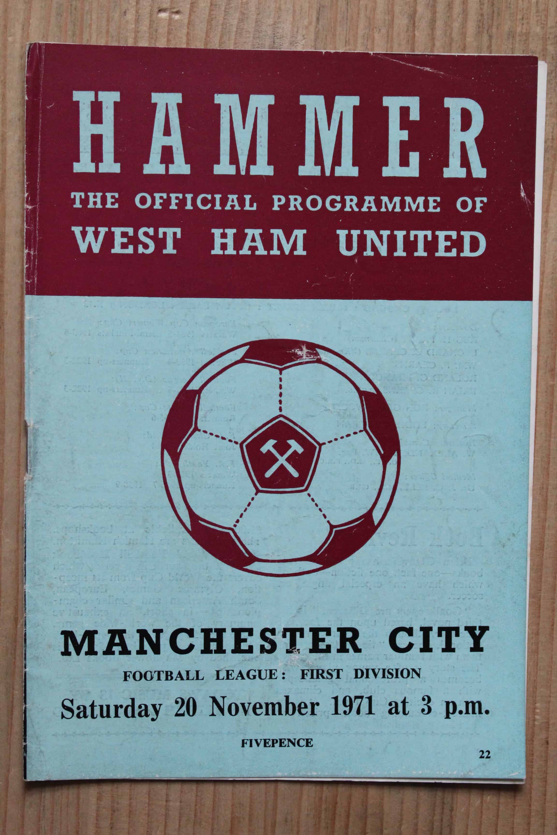 West Ham United FC v Manchester City FC