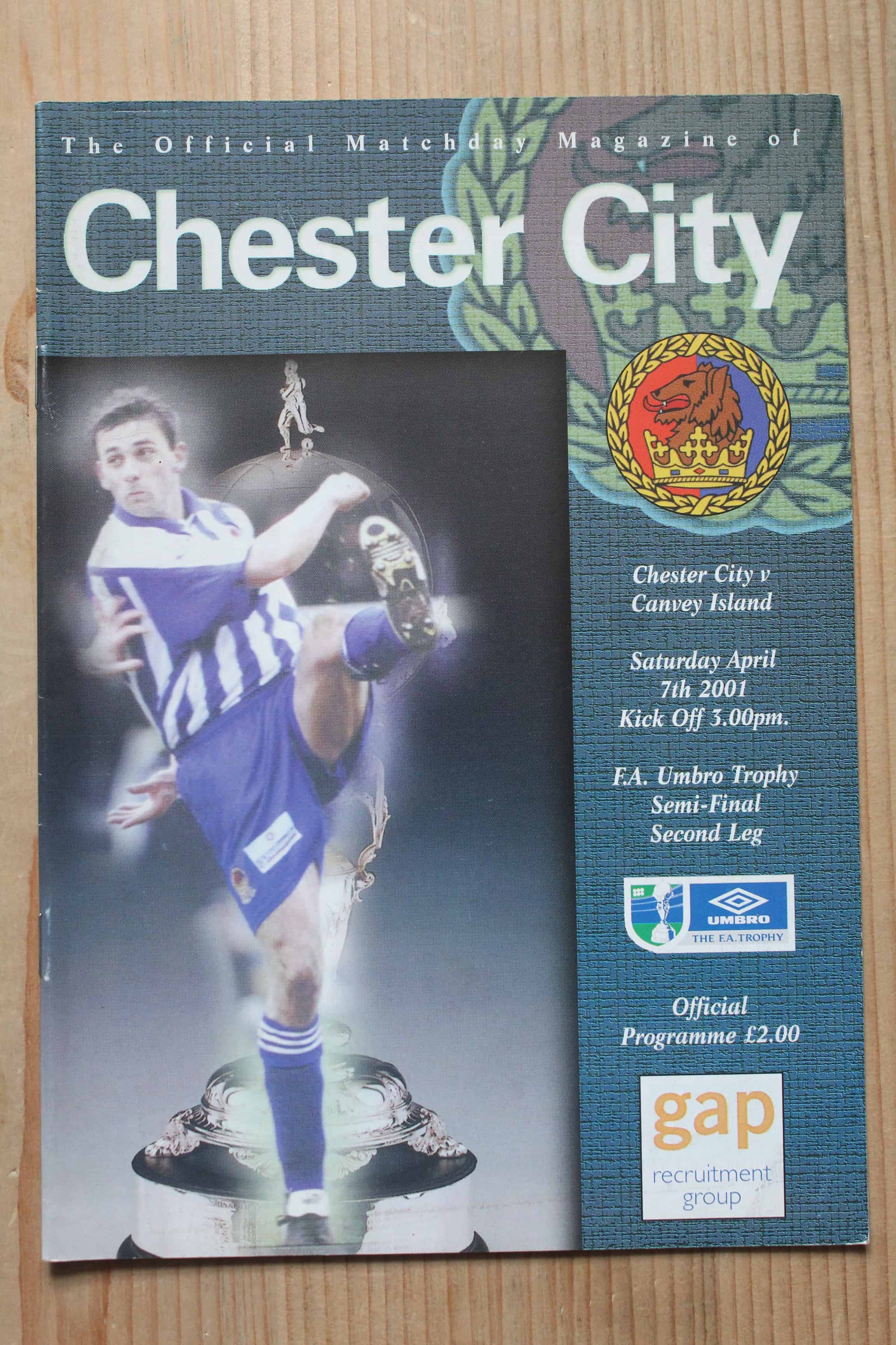 Chester City FC v Canvey Island 