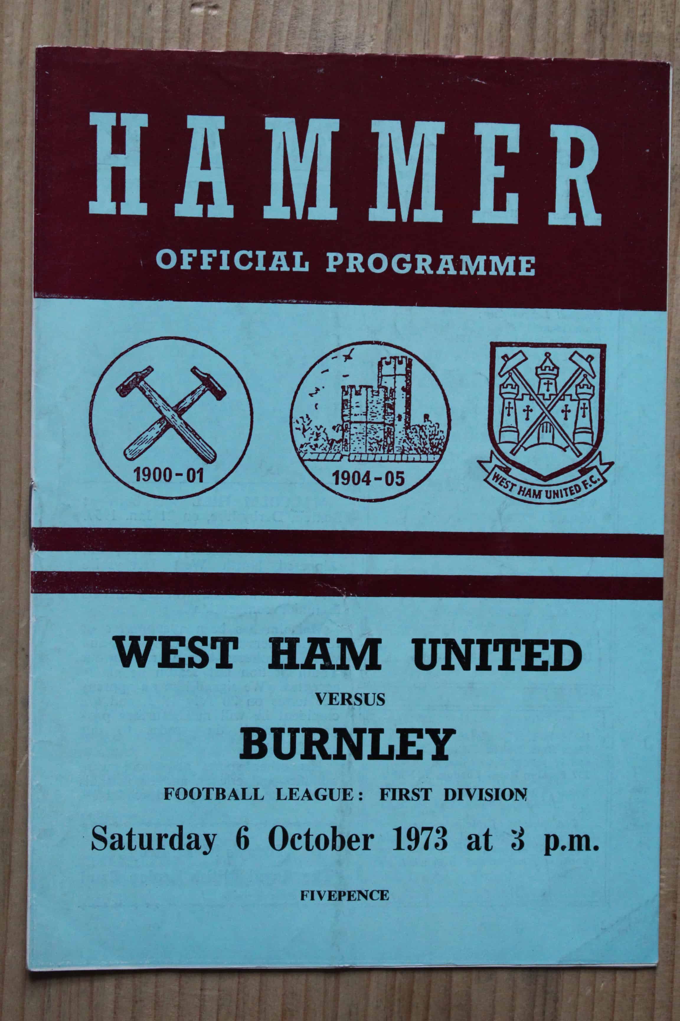 West Ham United FC v Burnley FC