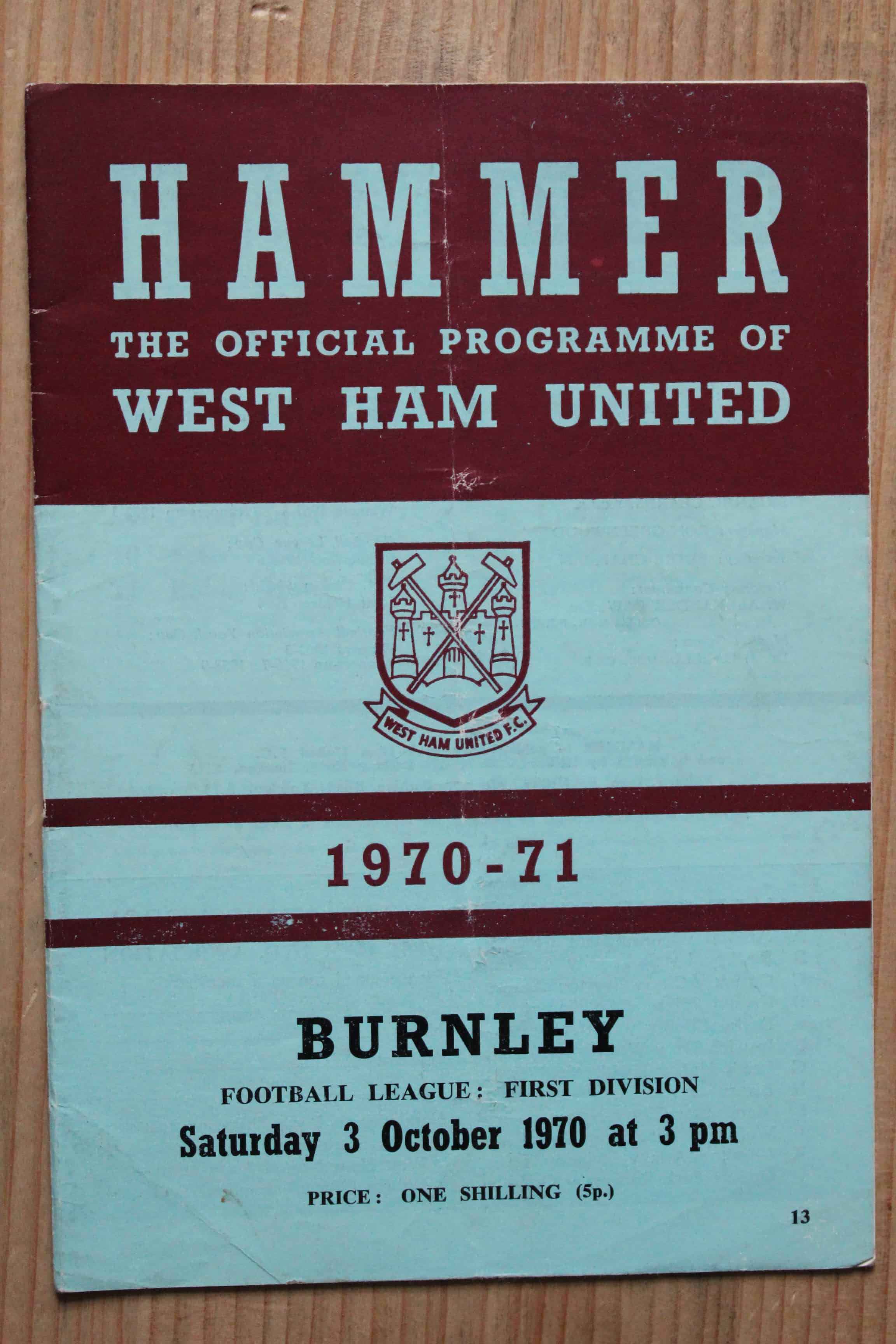 West Ham United FC v Burnley FC