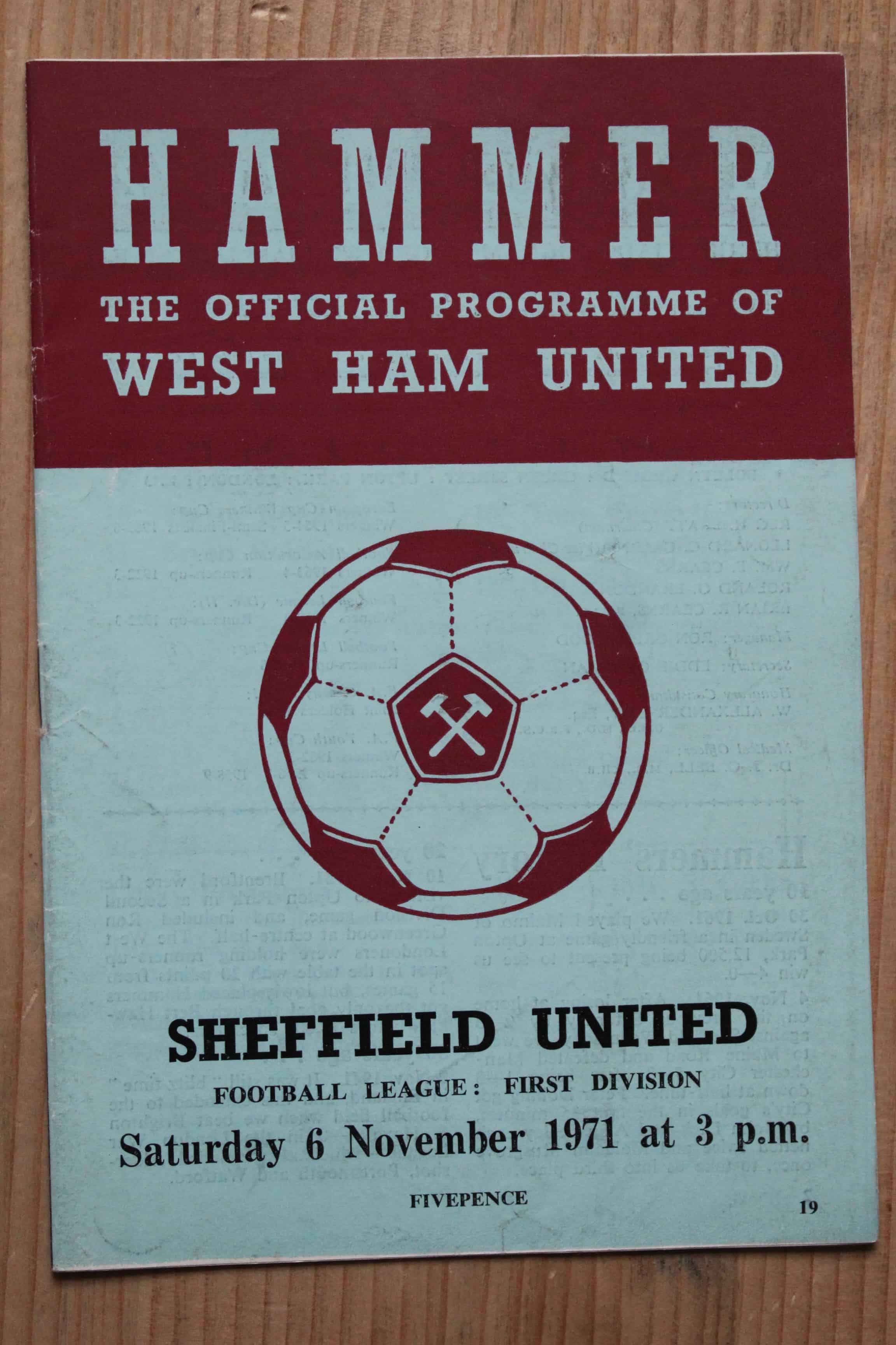 West Ham United FC v Sheffield United FC