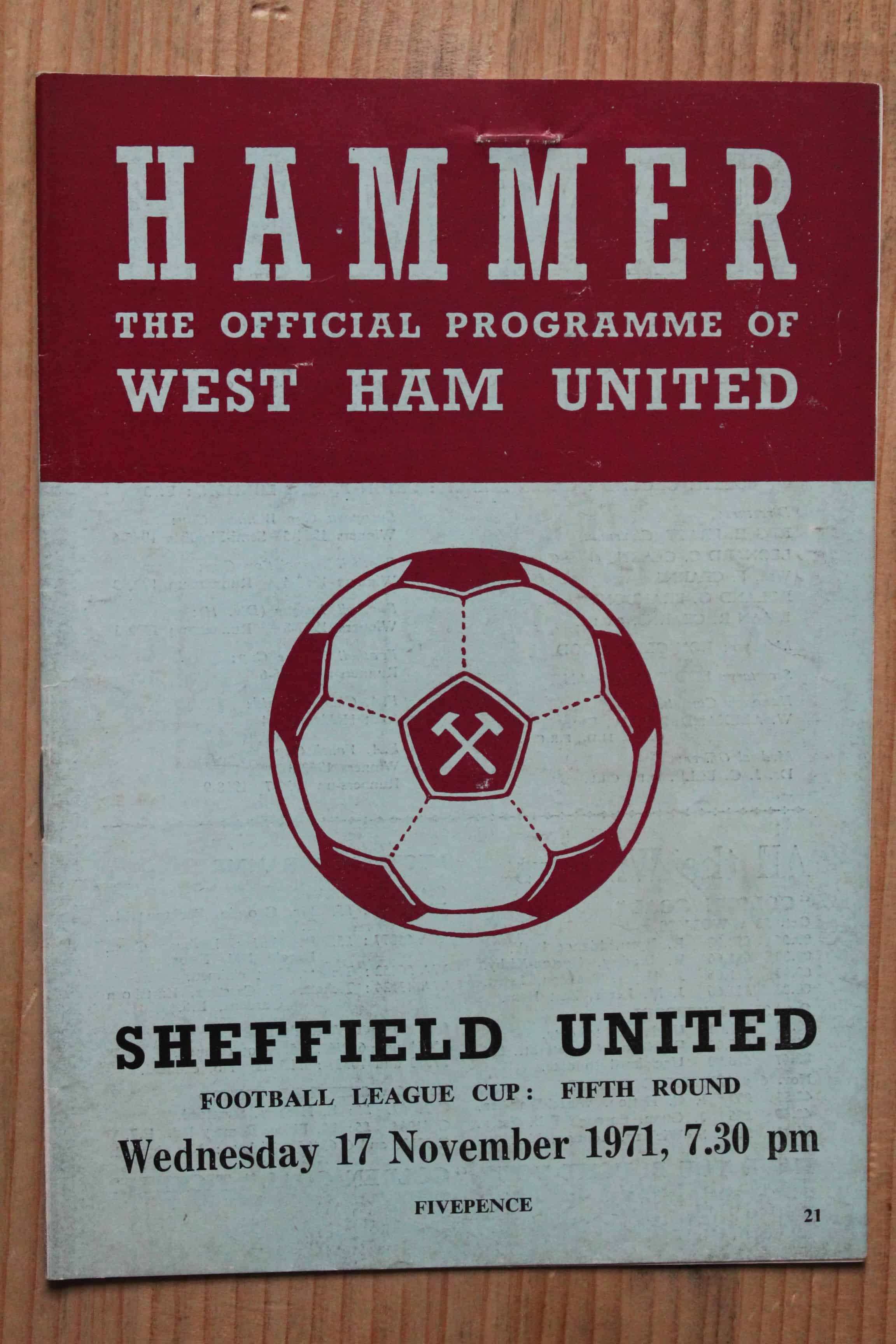 West Ham United FC v Sheffield United FC