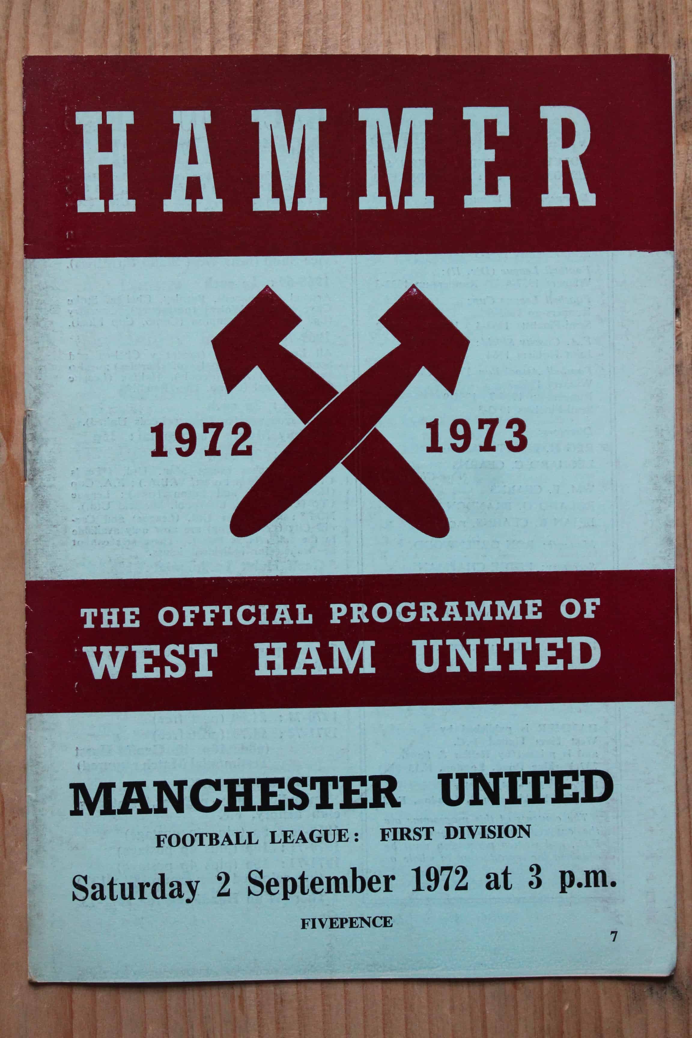 West Ham United FC v Manchester United FC