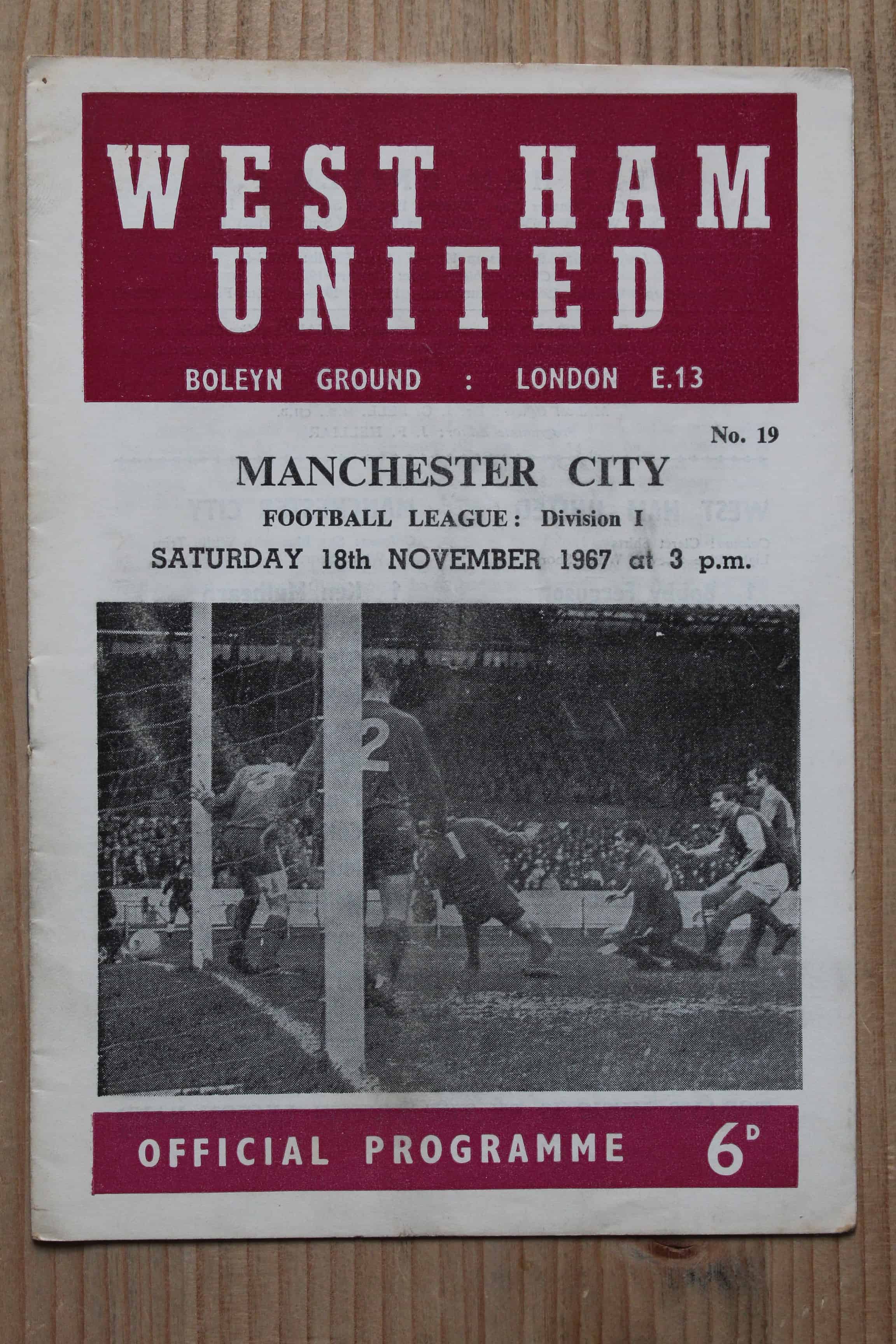 West Ham United FC v Manchester City FC