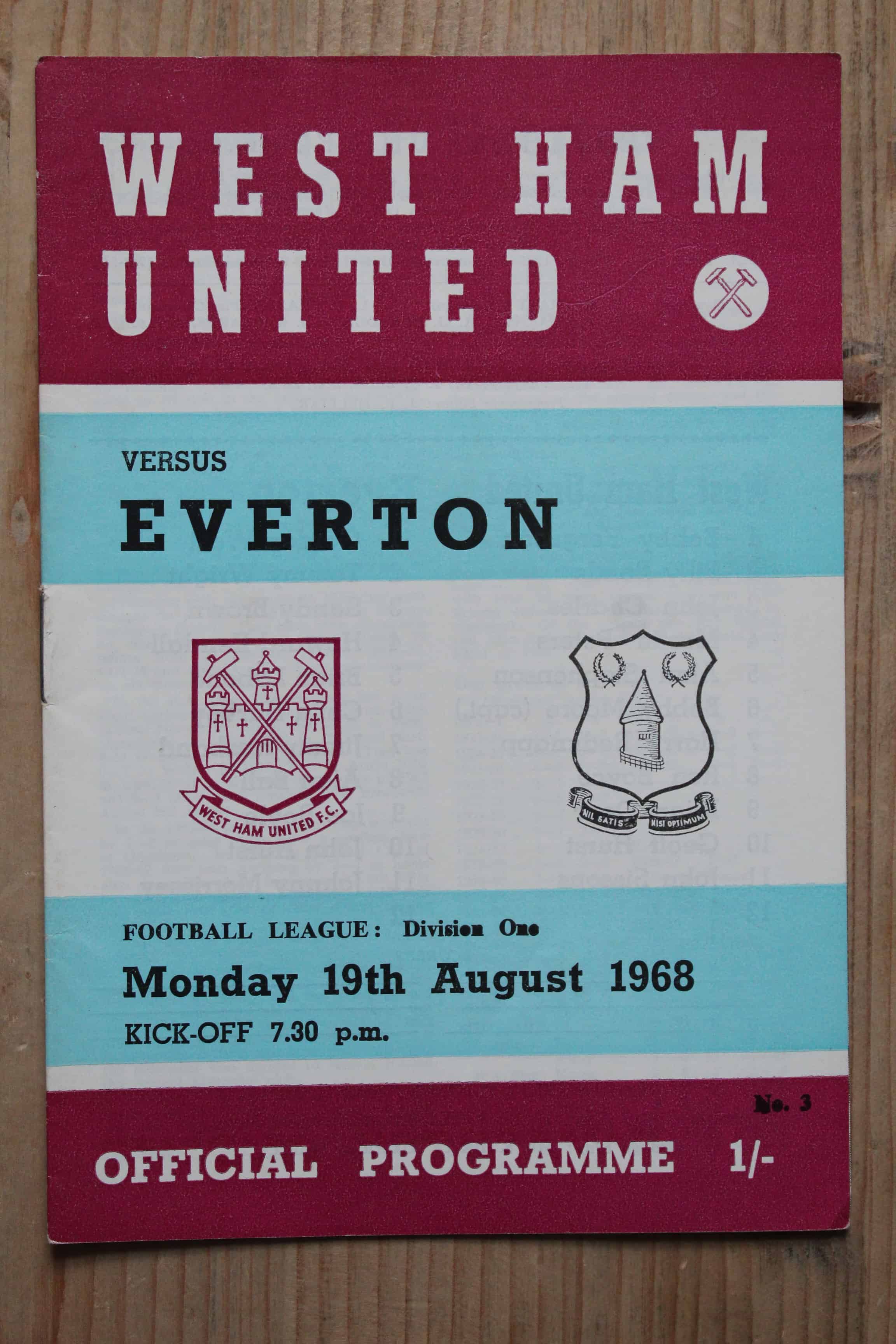 West Ham United FC v Everton FC