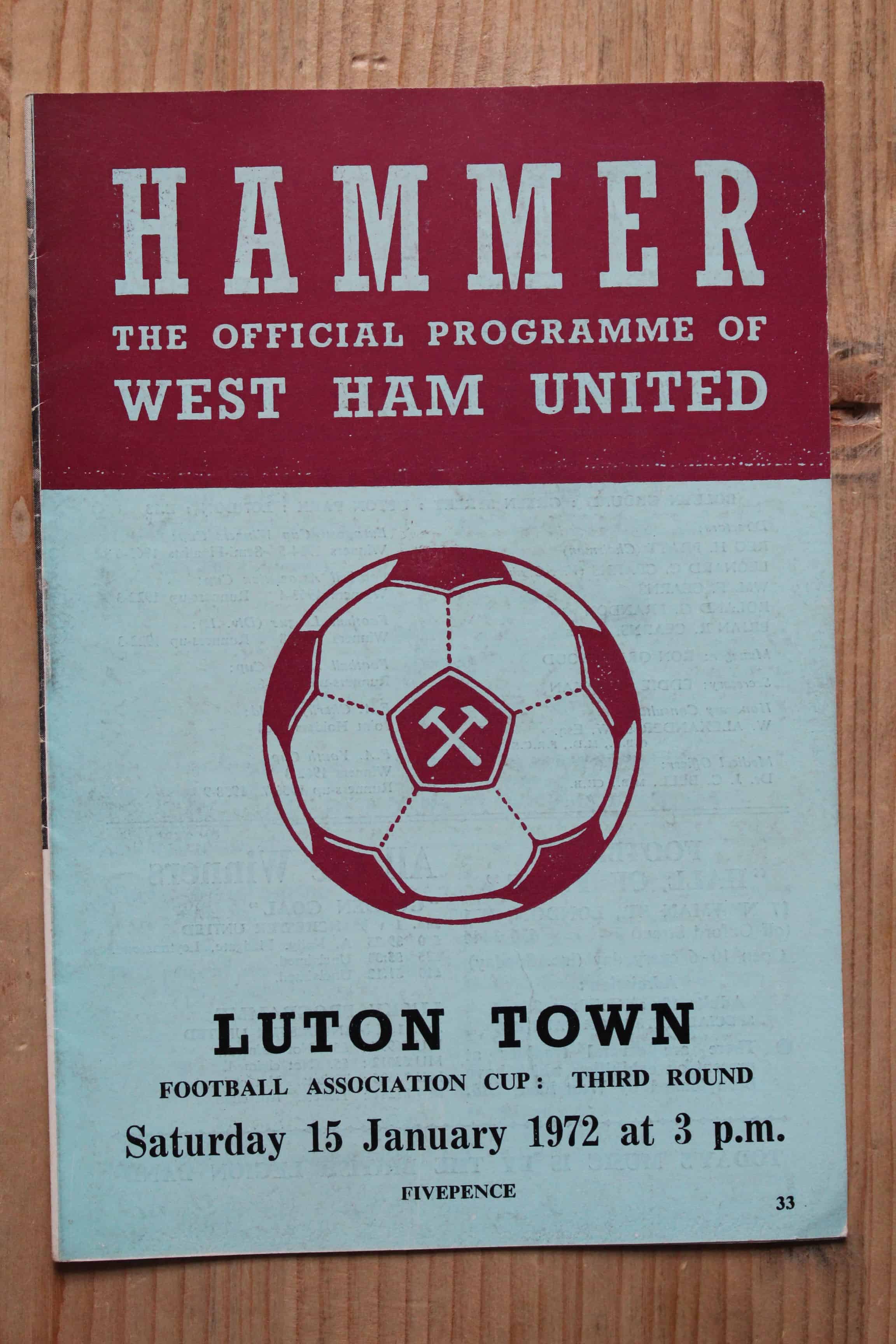 West Ham United FC v Luton Town FC