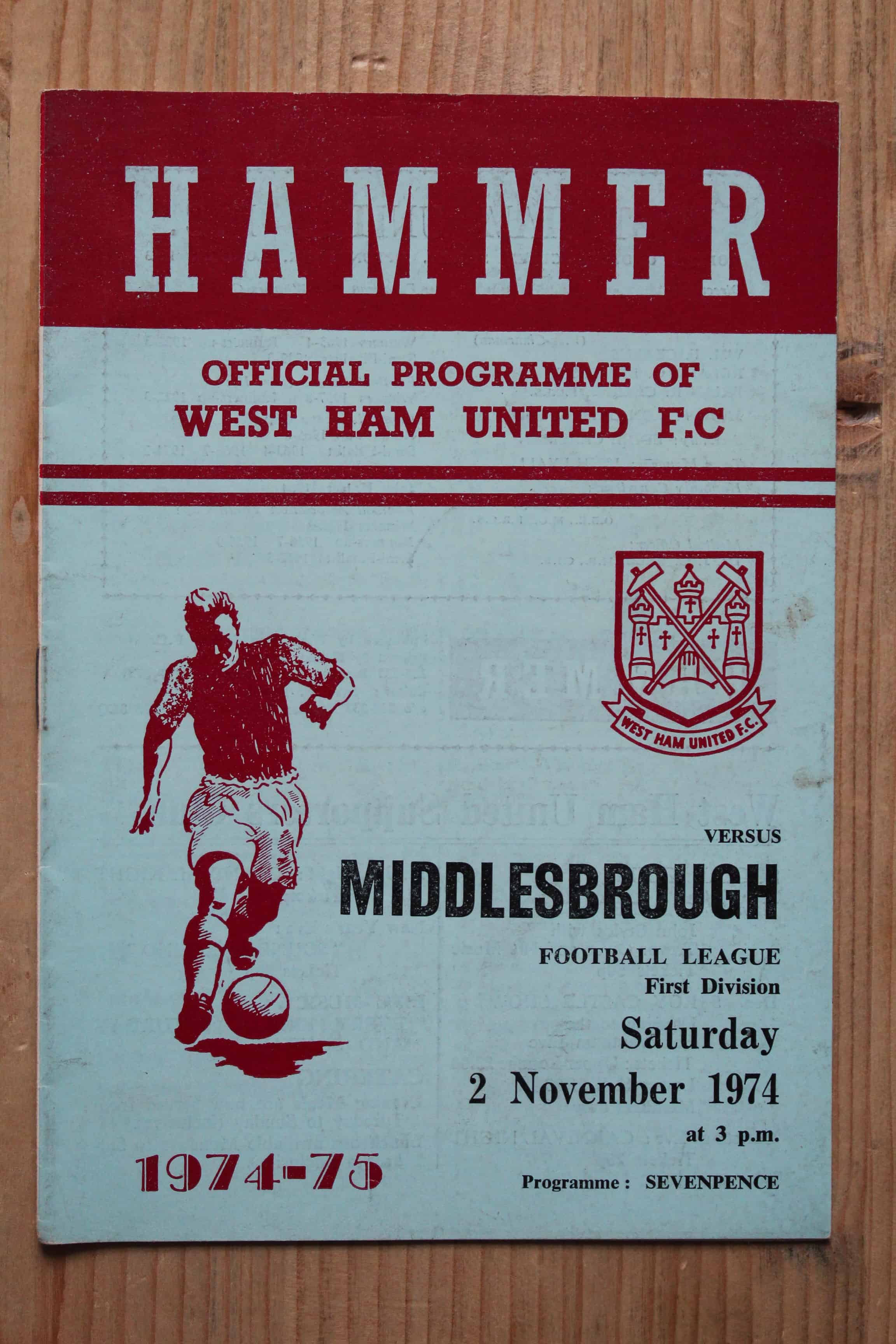 West Ham United FC v Middlesbrough FC