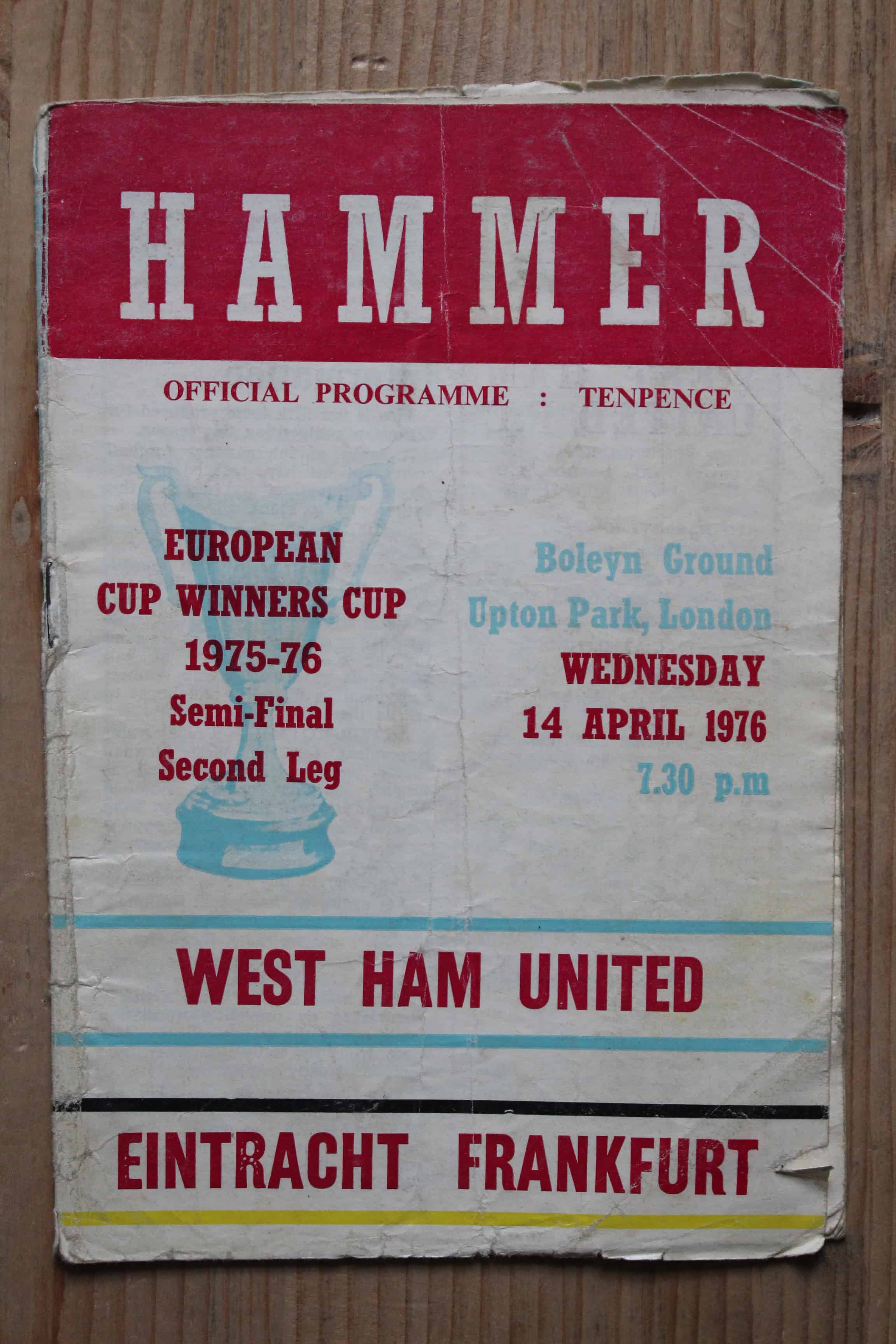 West Ham United FC v Eintracht Frankfurt