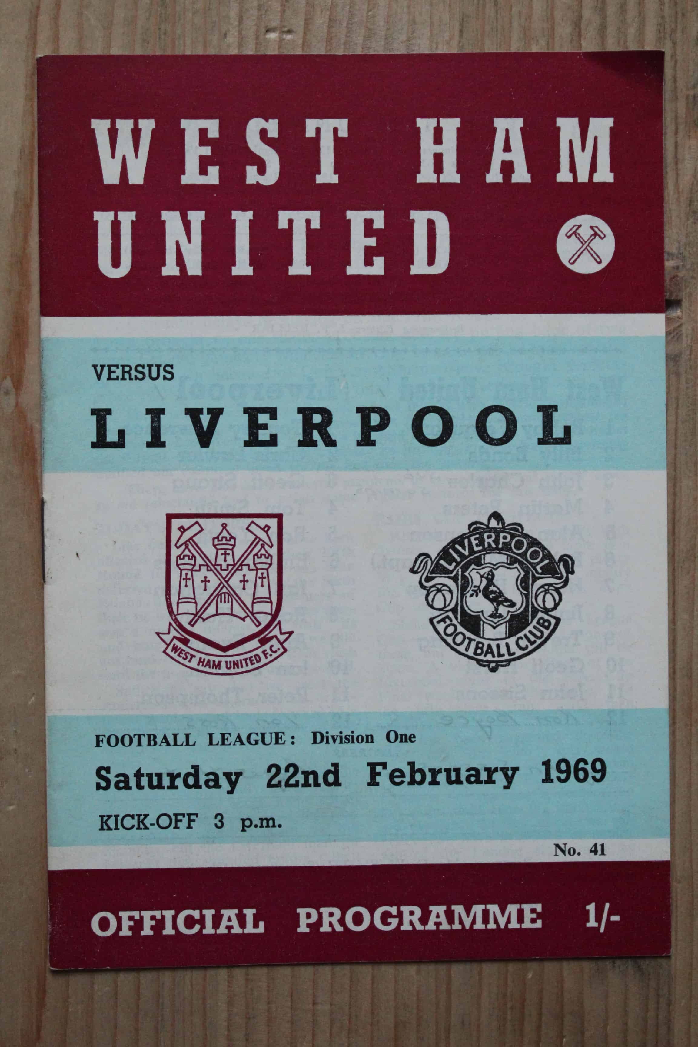 West Ham United FC v Liverpool FC