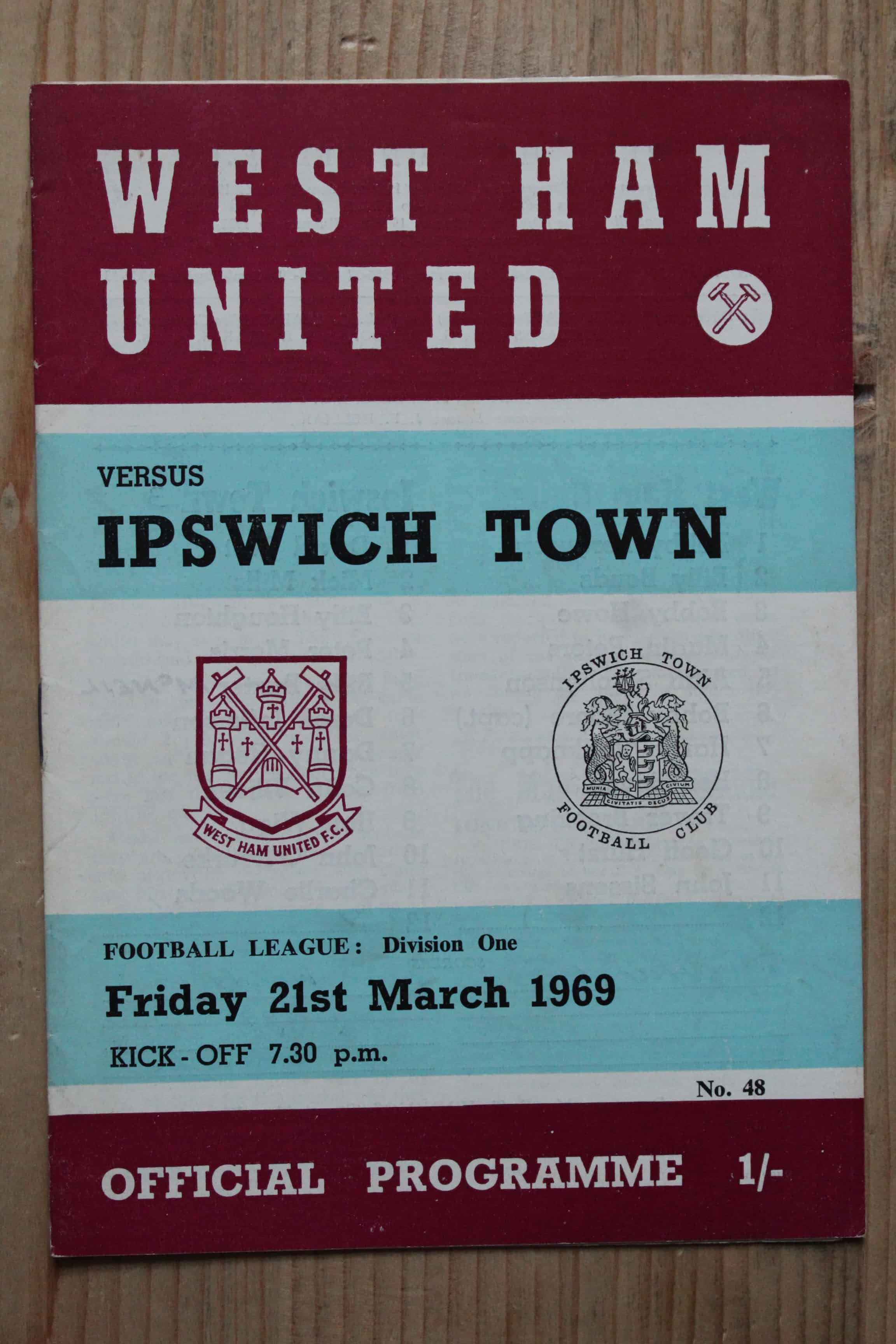 West Ham United FC v Ipswich Town FC