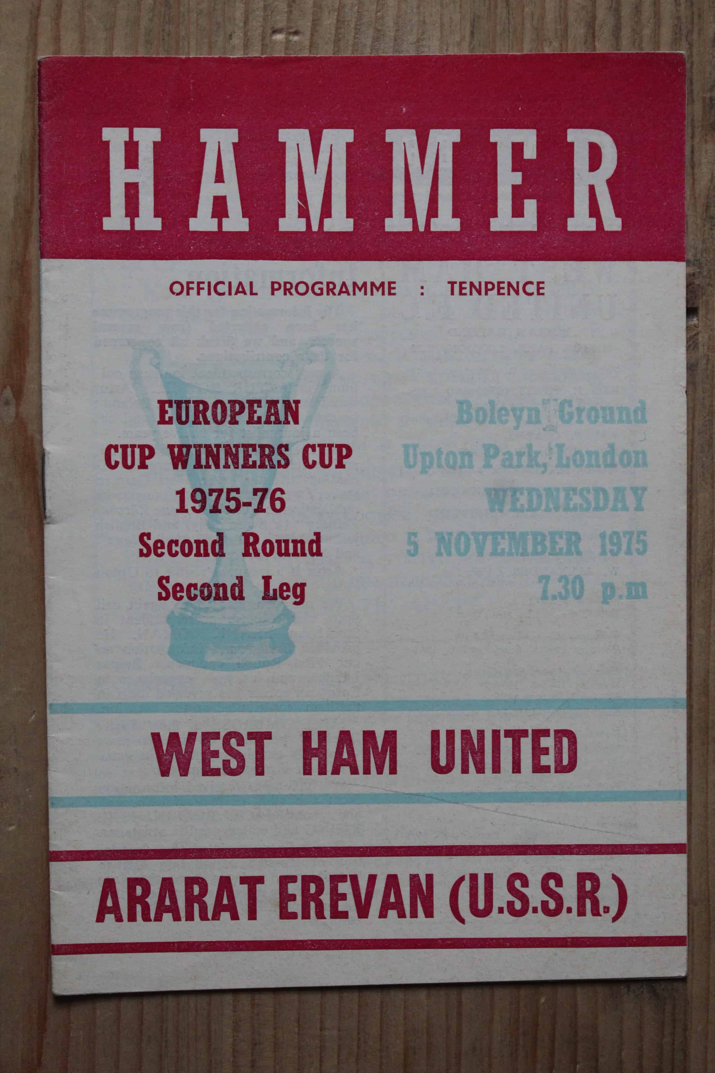 West Ham United FC v Ararat Yerevan