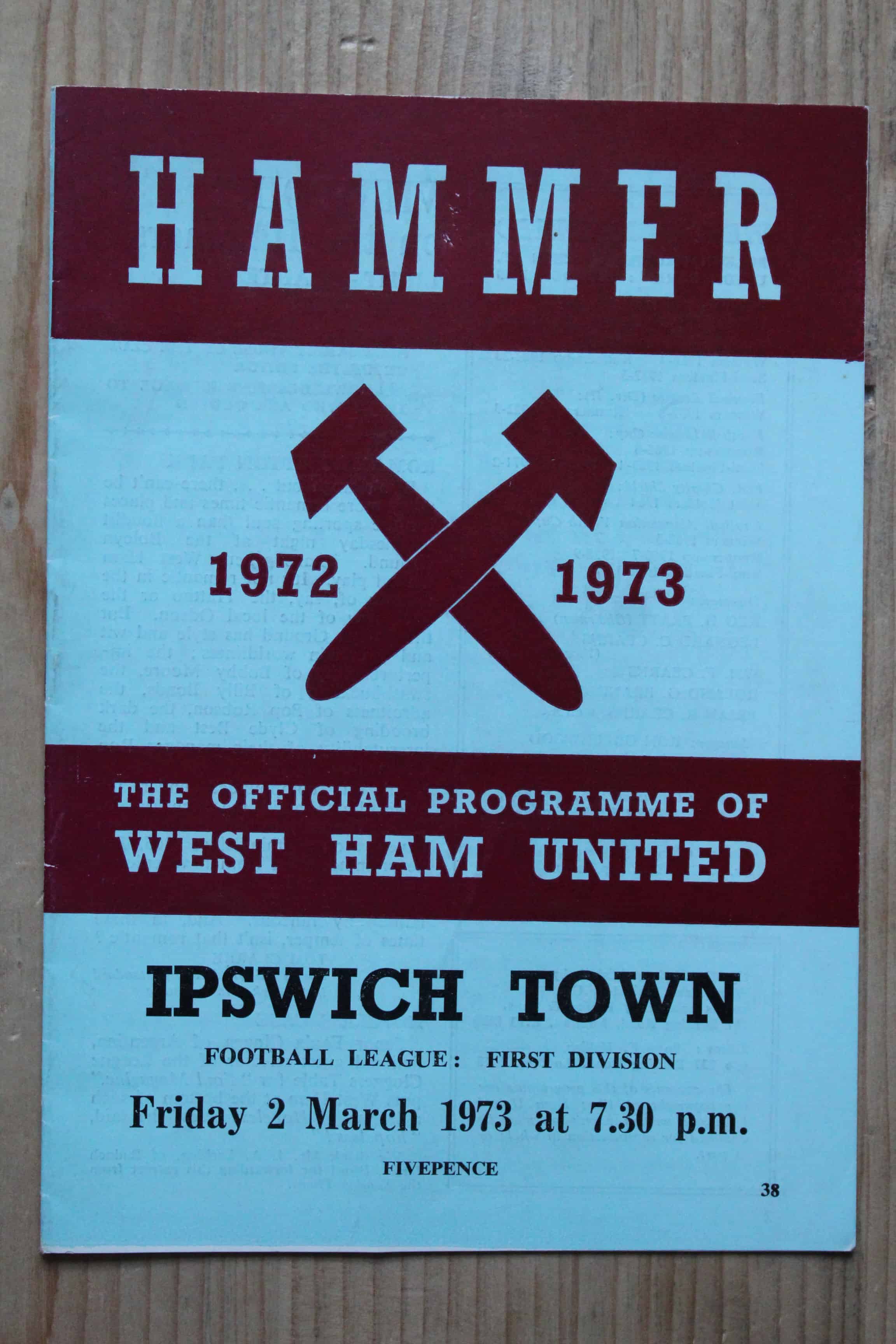 West Ham United FC v Ipswich Town FC