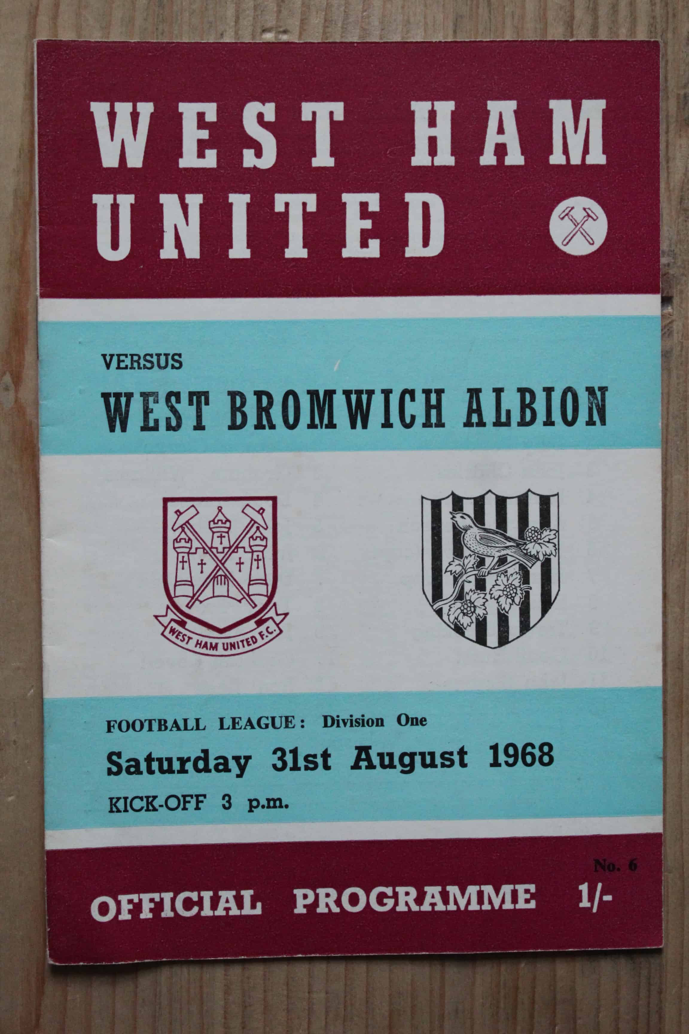 West Ham United FC v West Bromwich Albion FC 