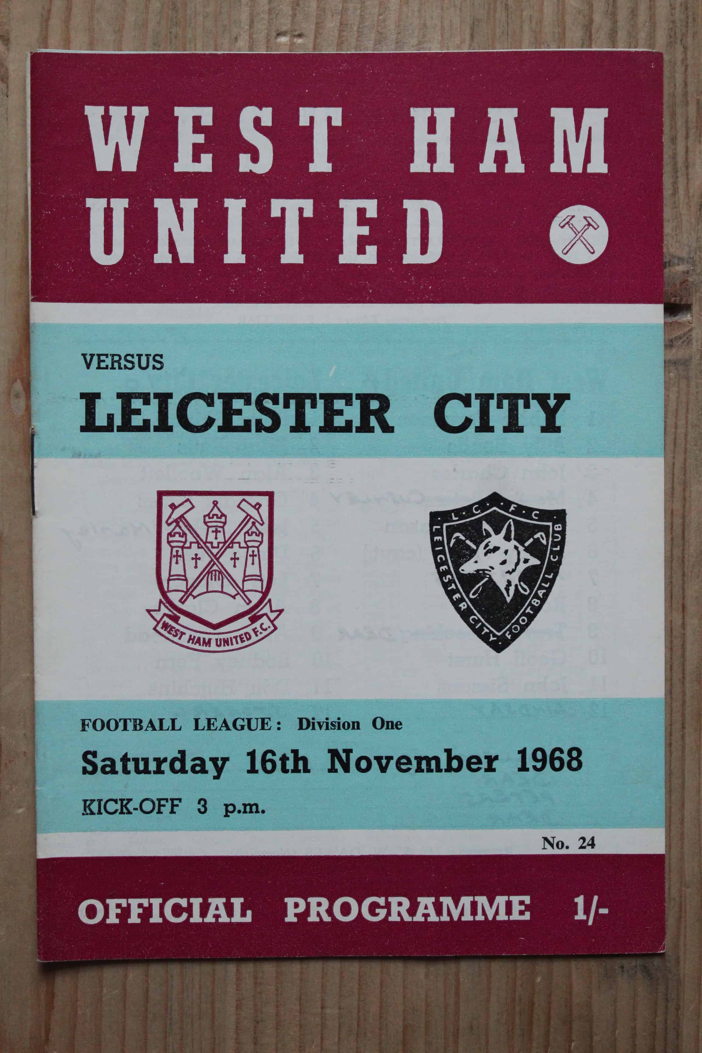 West Ham United FC v Leicester City FC