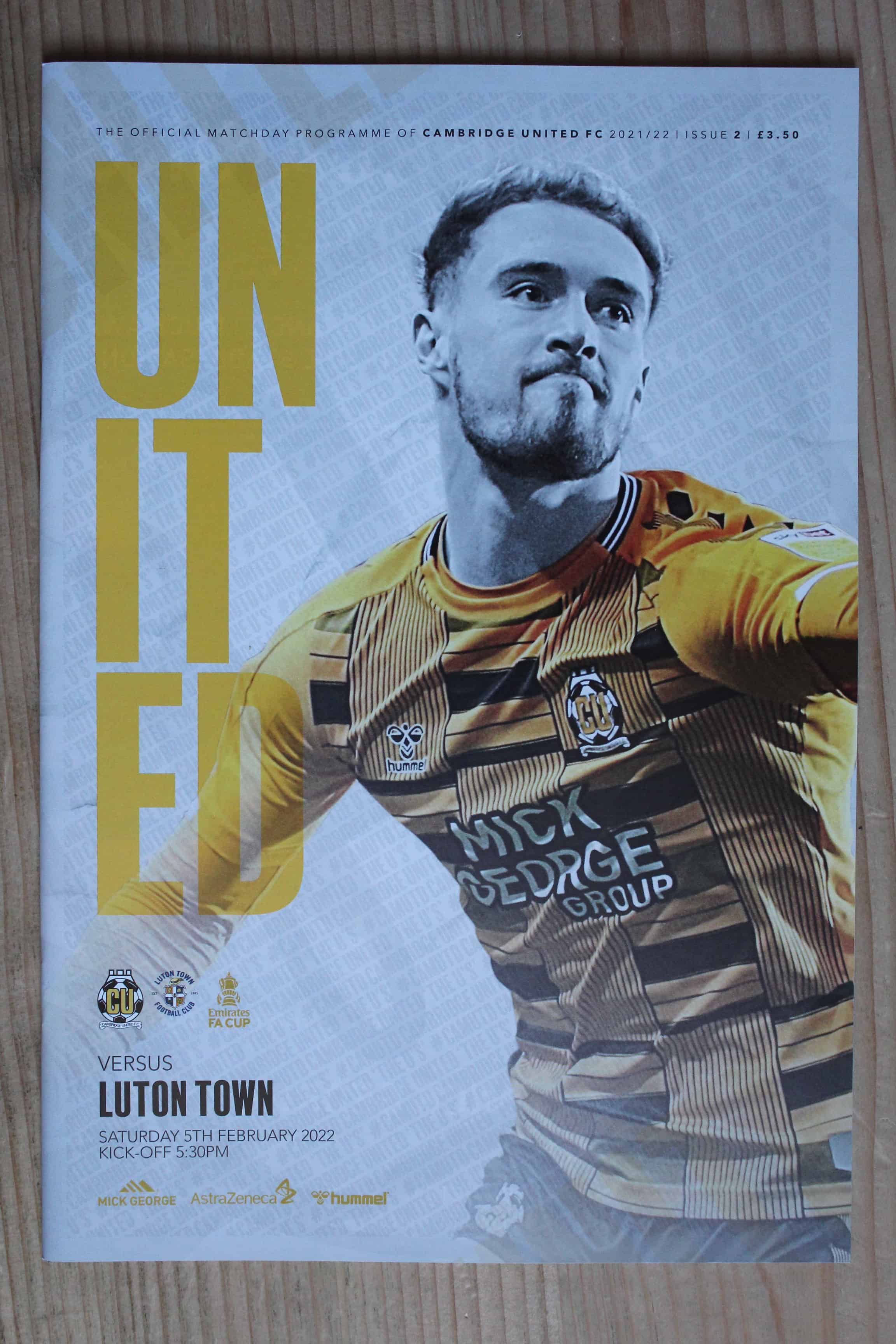 Cambridge United FC v Luton Town FC