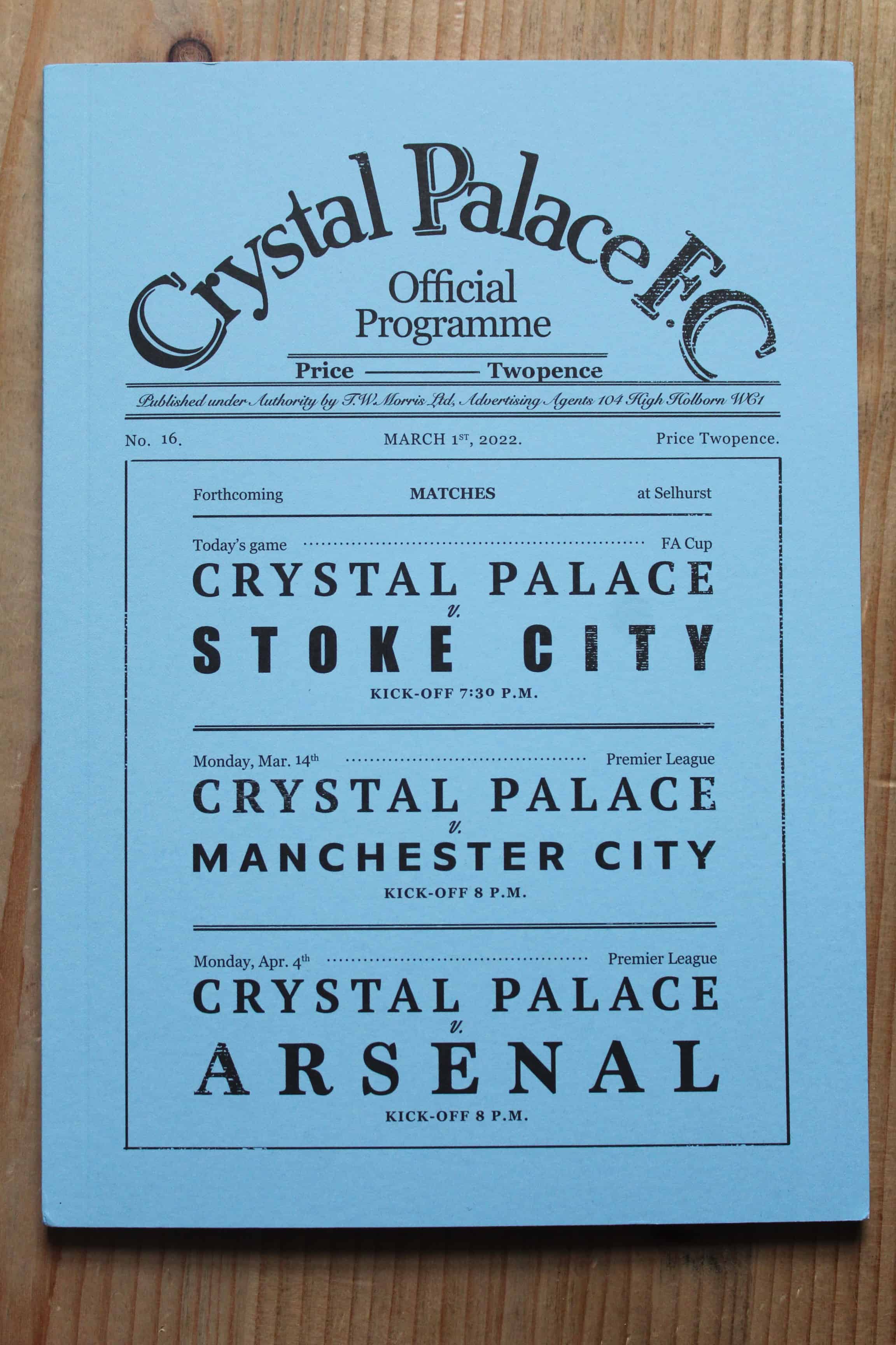 Crystal Palace FC v Stoke City FC