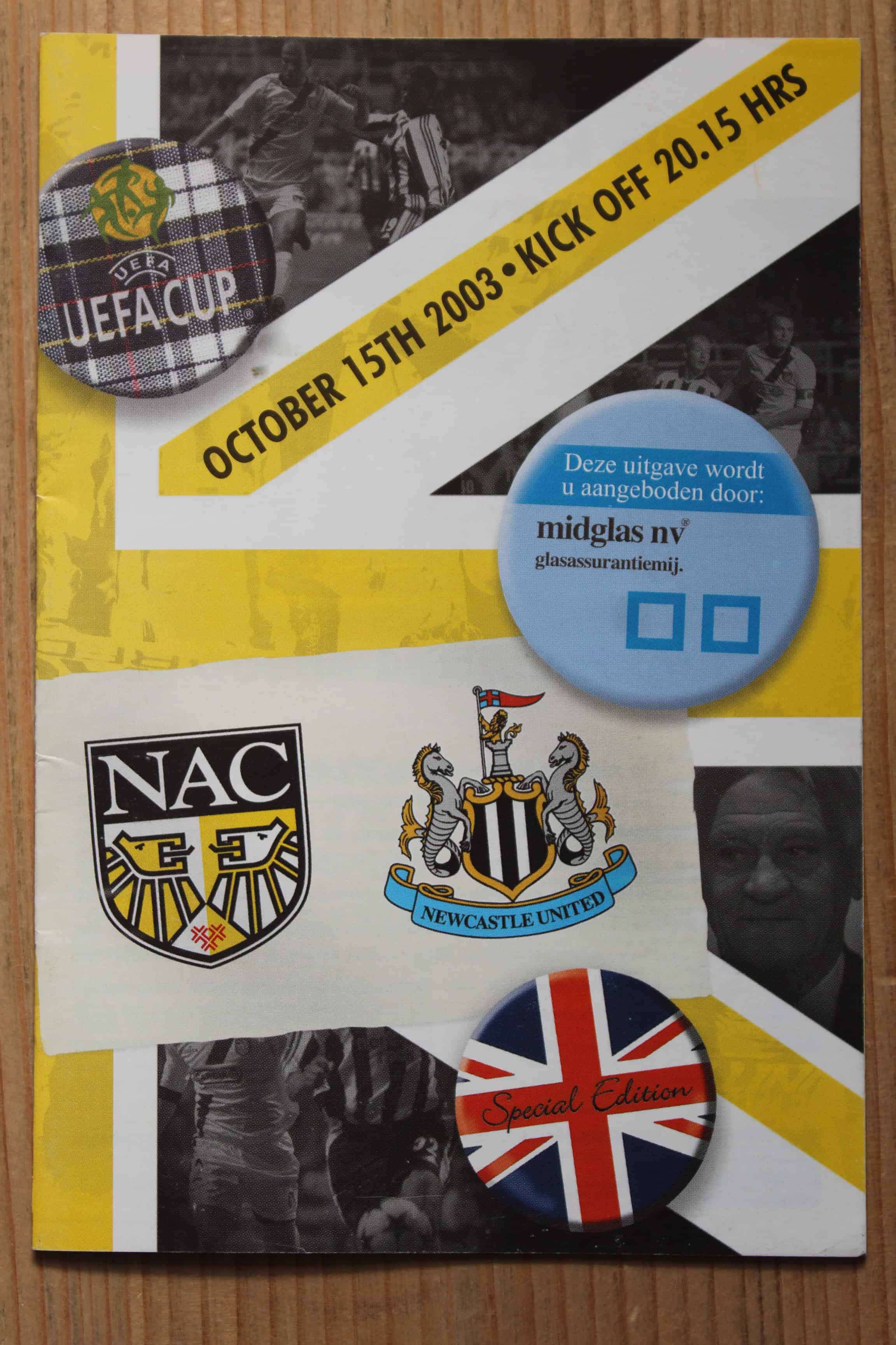 NAC Breda v Newcastle United FC