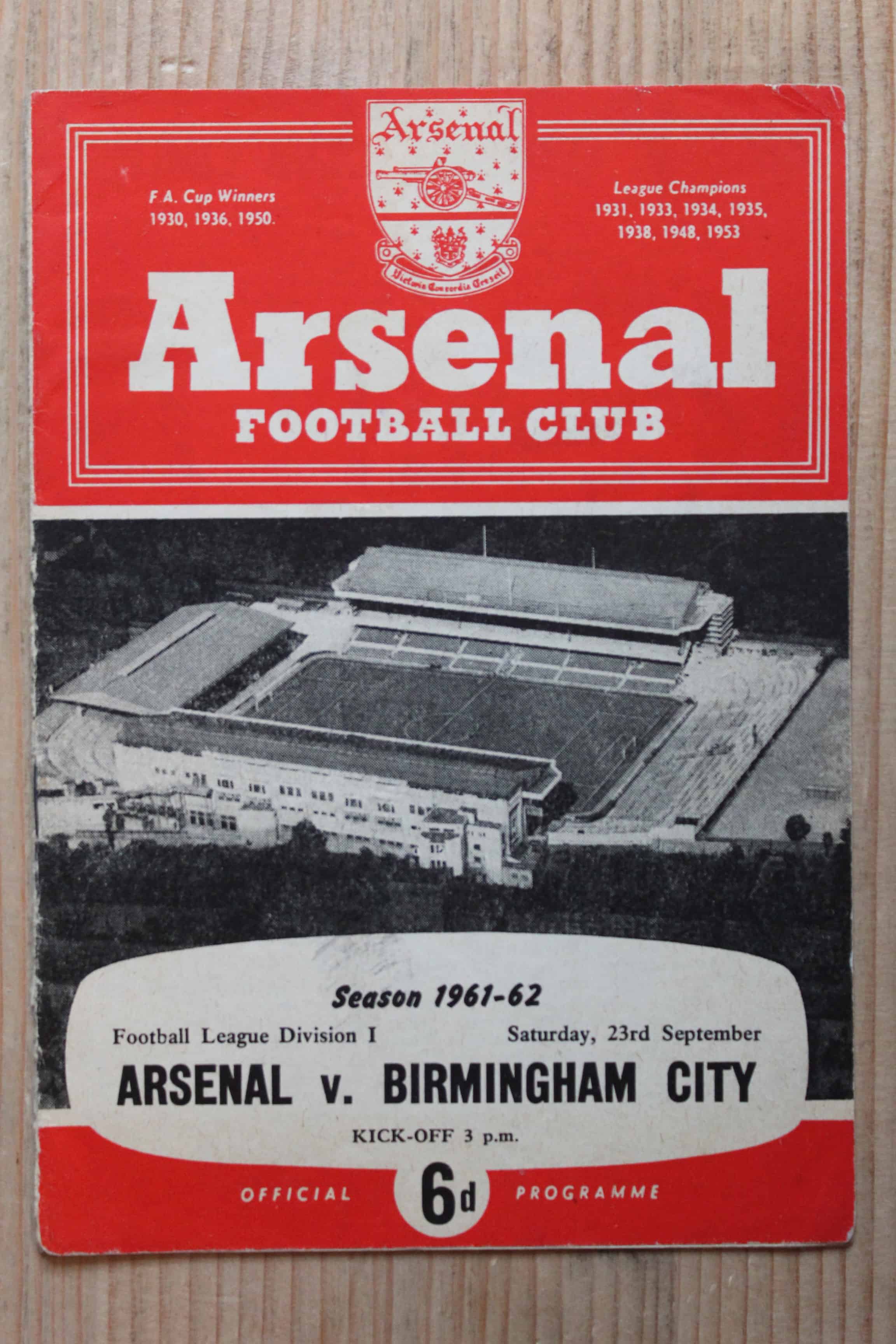 Arsenal FC v Birmingham City FC