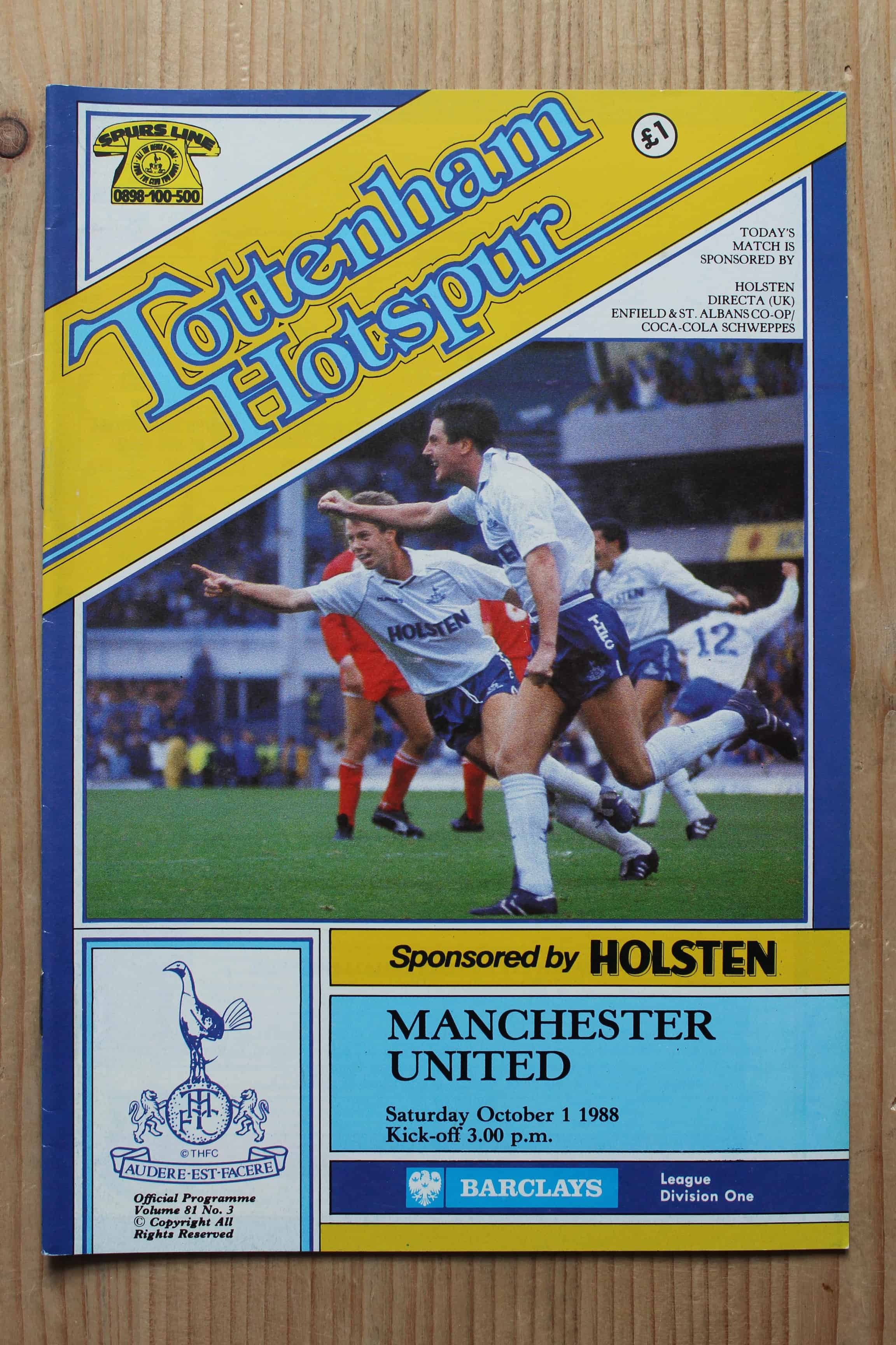 Tottenham Hotspur FC v Manchester United FC