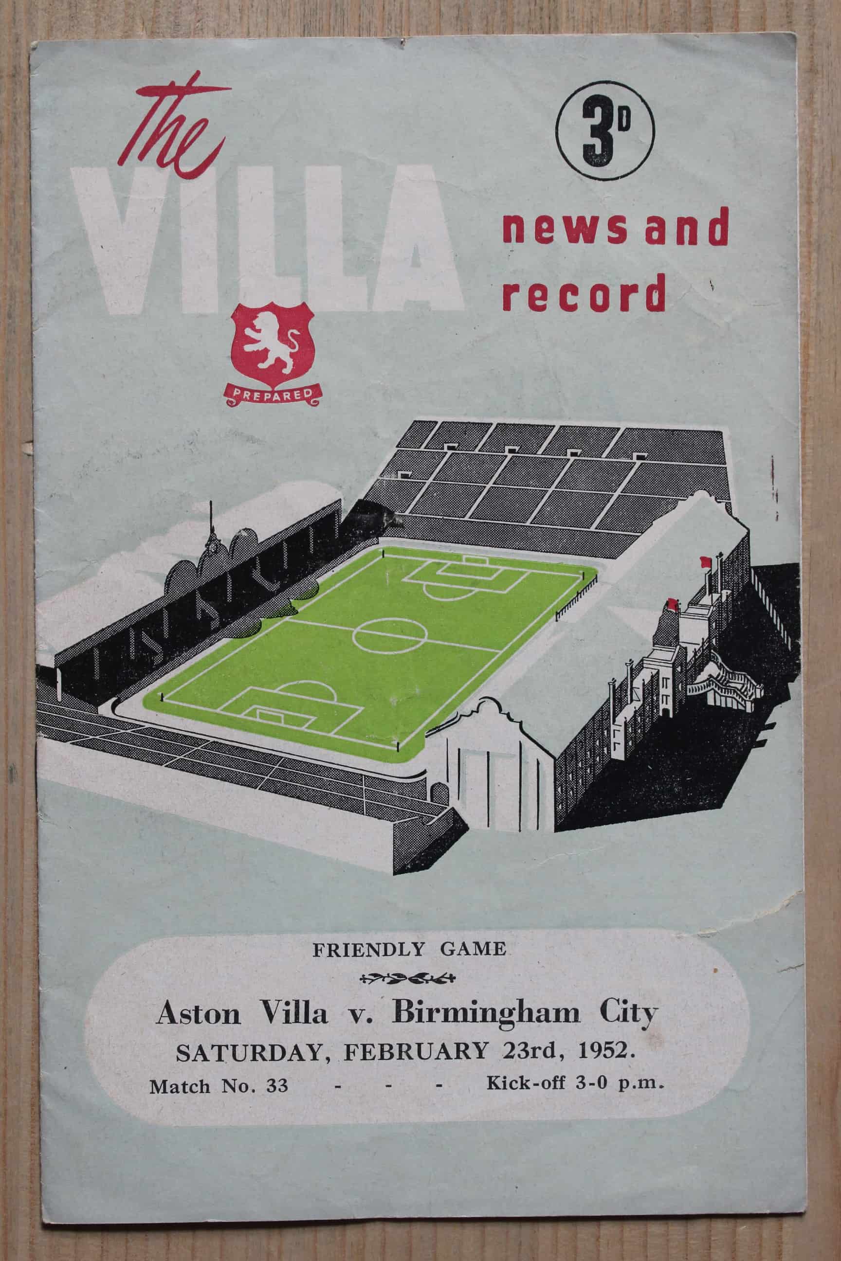 Aston Villa FC v Birmingham City FC