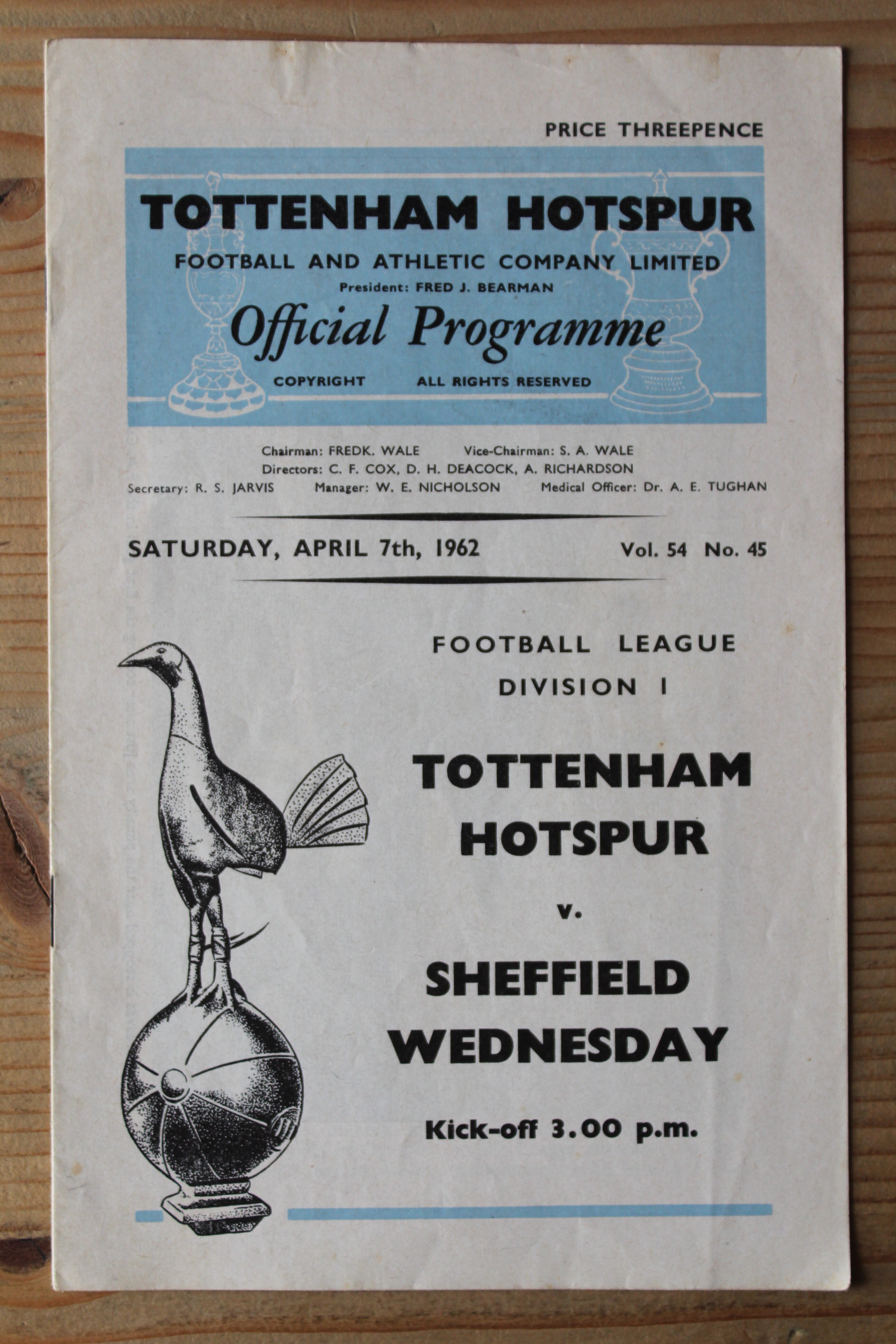 Tottenham Hotspur FC v Sheffield Wednesday FC 