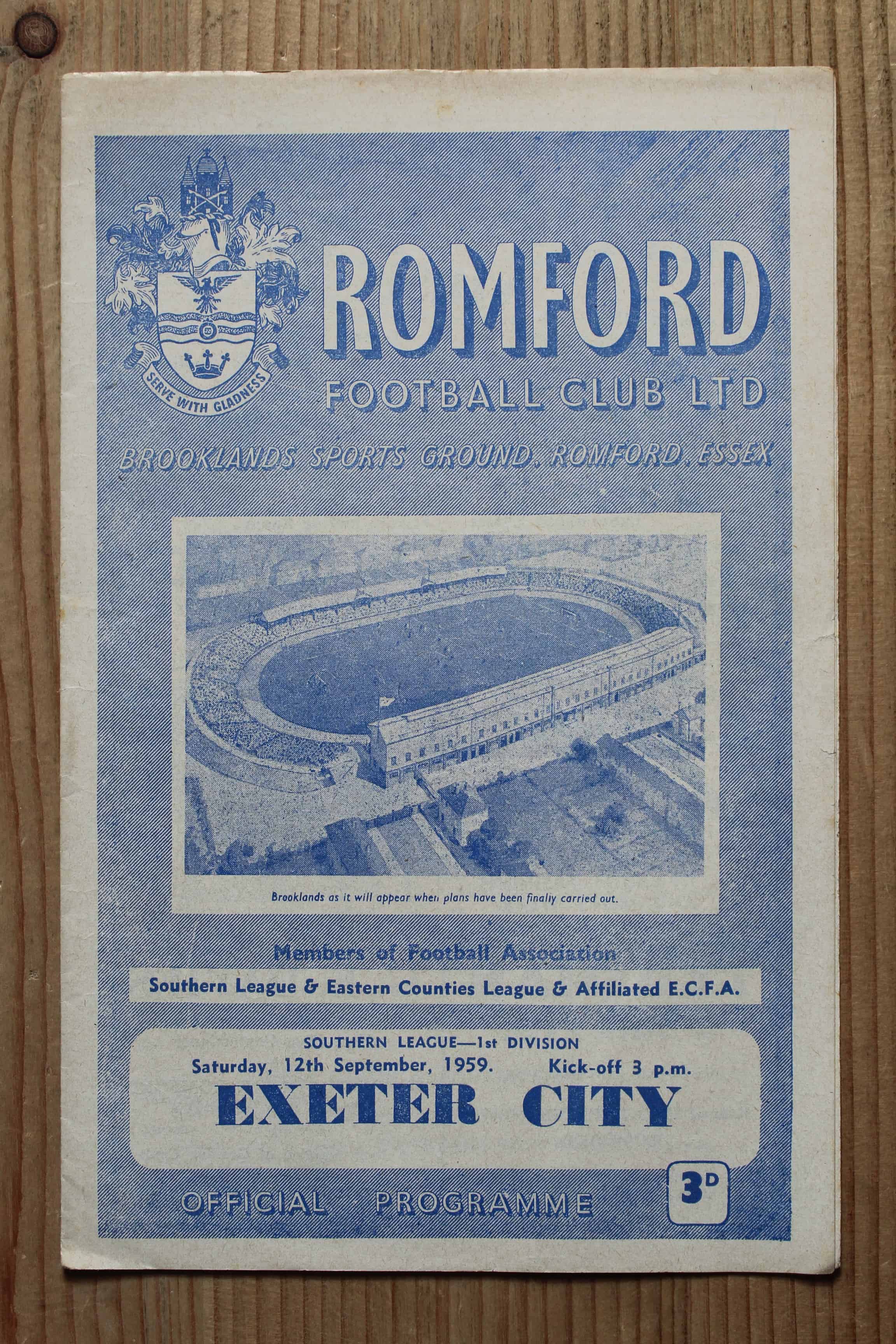 Romford v Exeter City FC