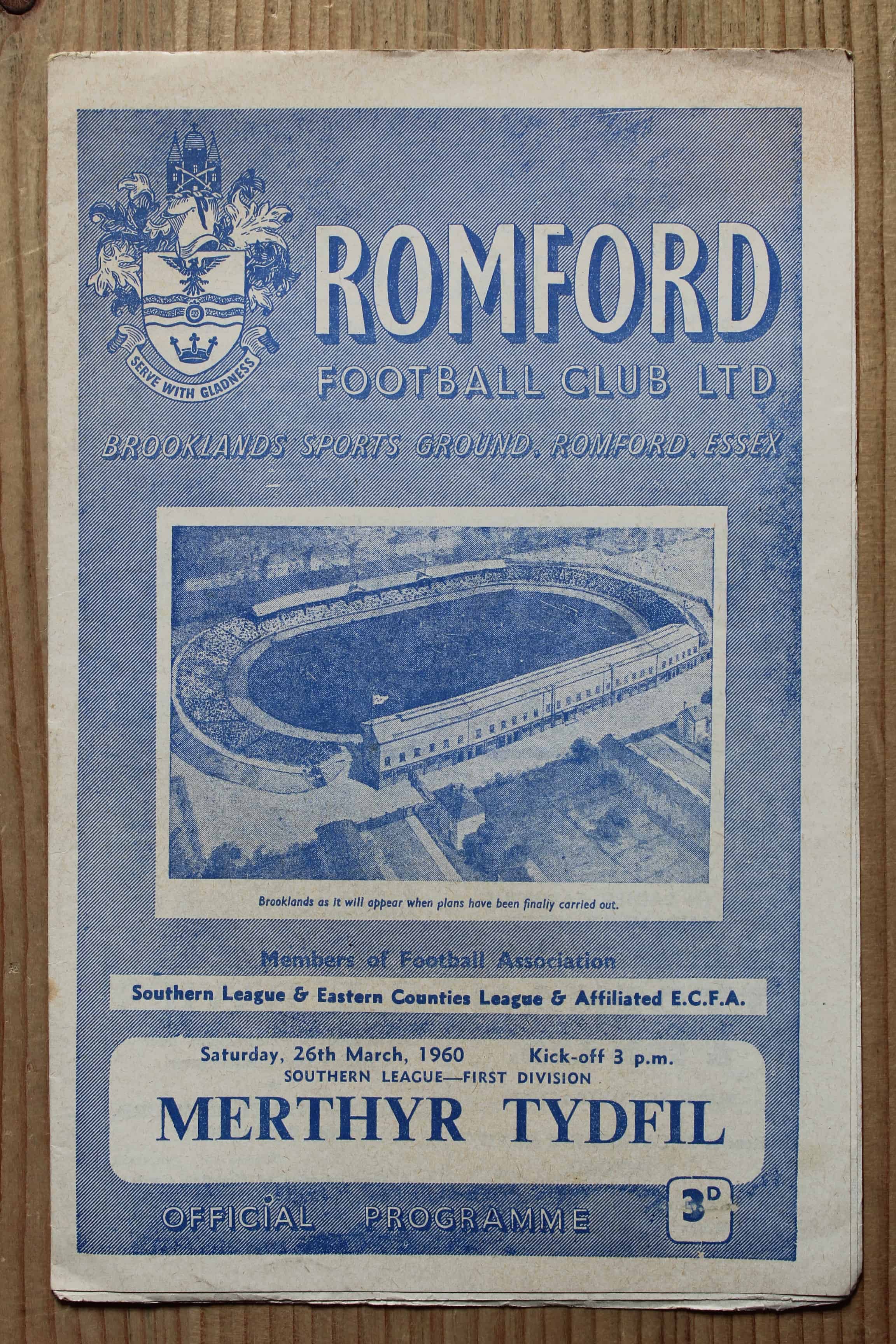 Romford v Merthyr Tydfil