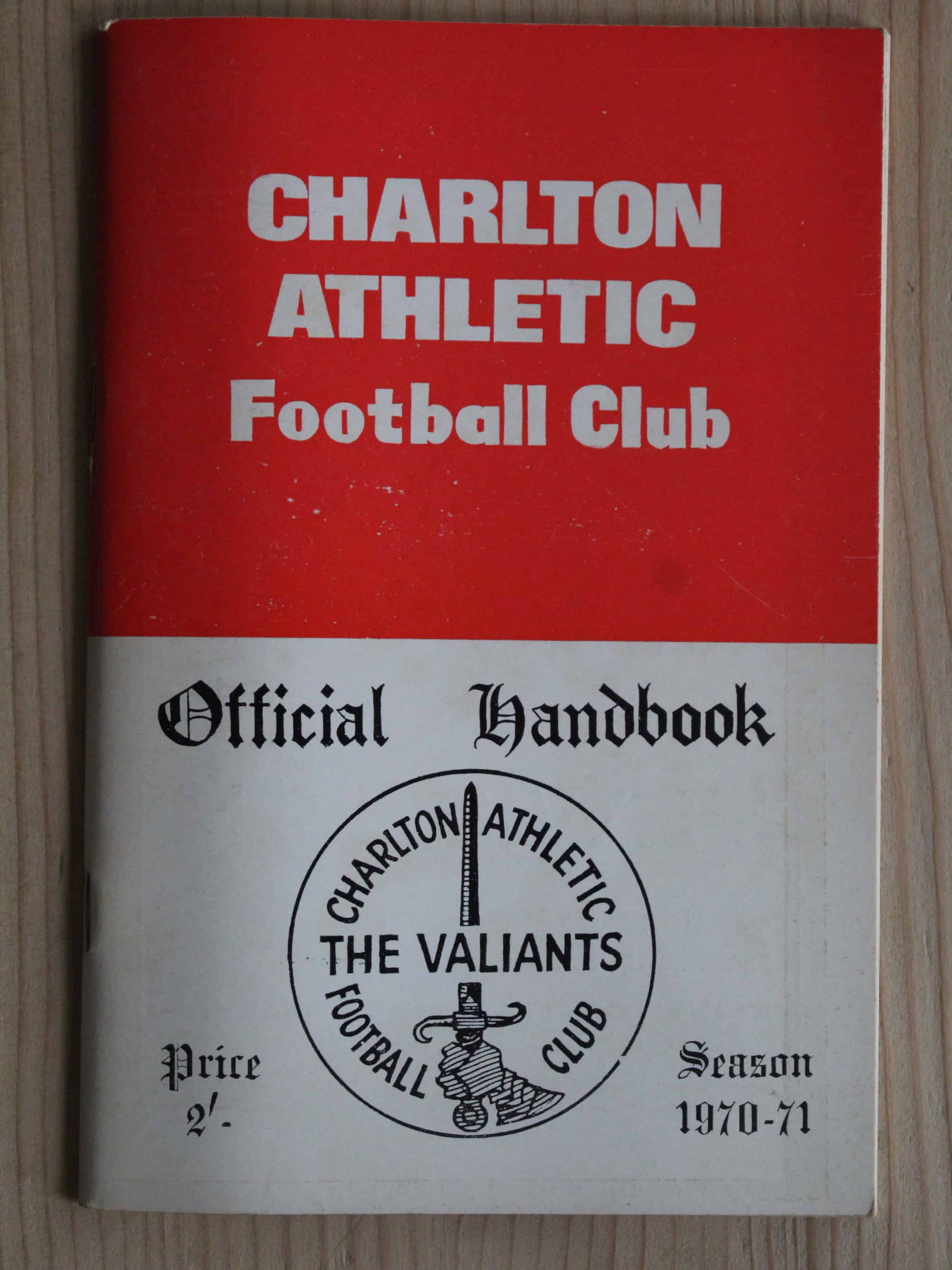 Charlton Athletic Handbook/Yearbook v Charlton Athletic Handbook/Yearbook