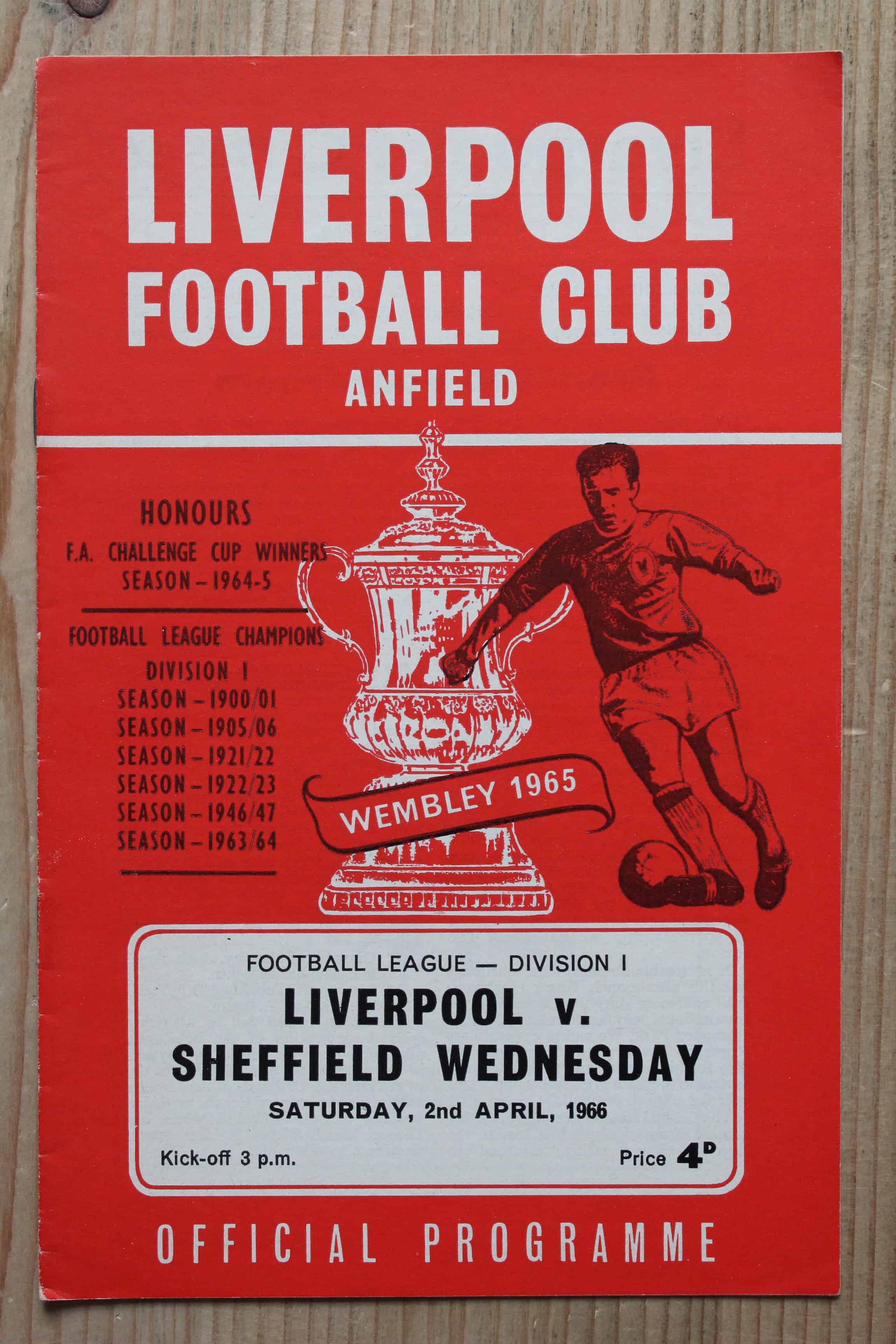 Liverpool FC v Sheffield Wednesday FC 